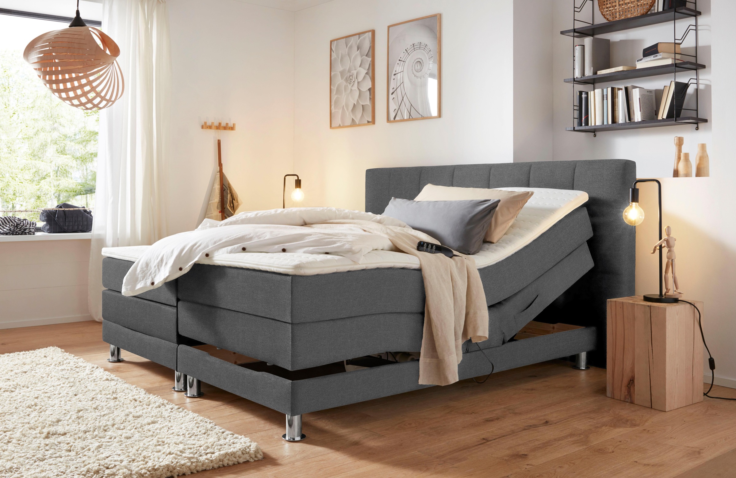 Breckle Boxspringbett, mit Motor auf Raten kaufen | Universal.at