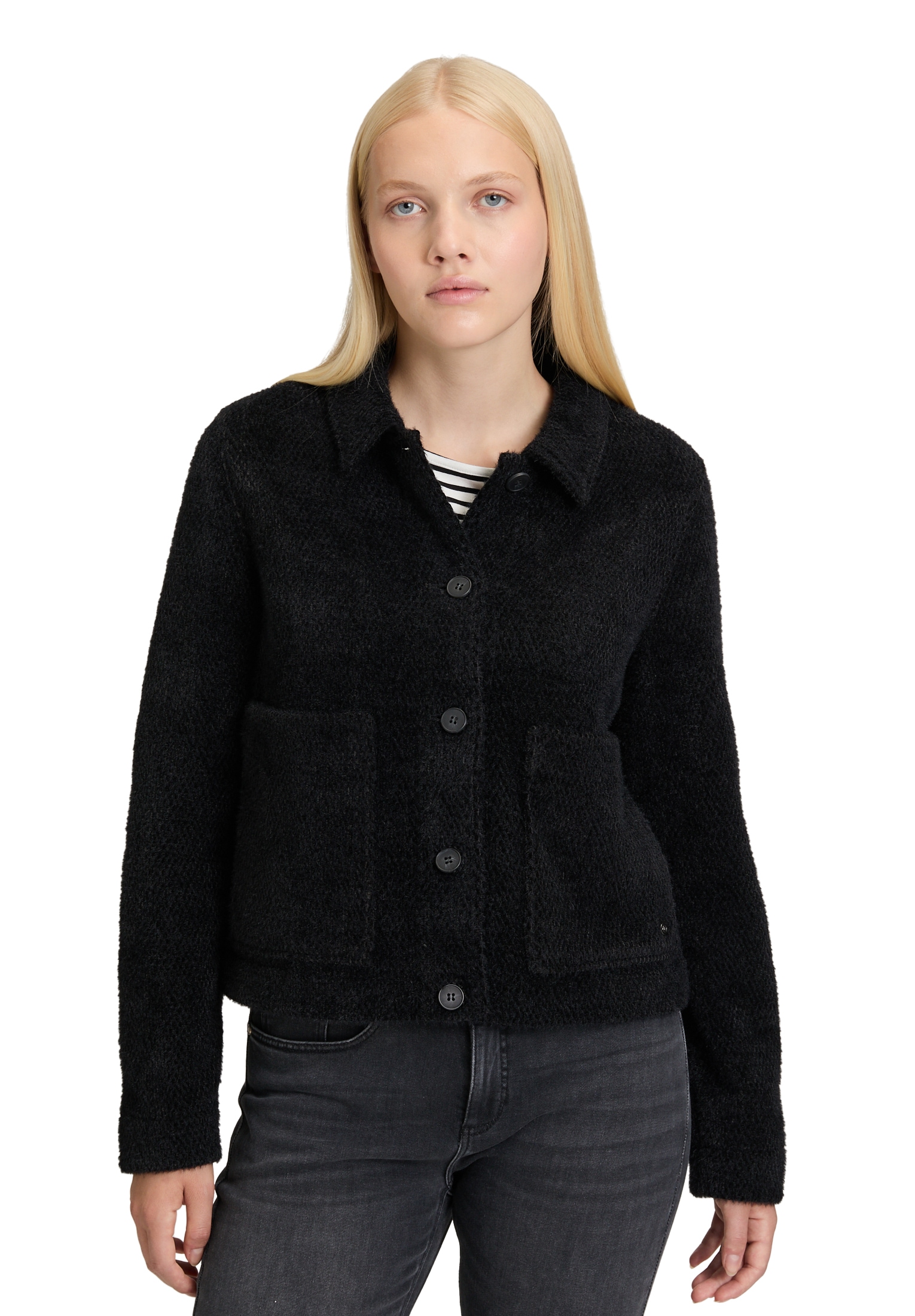 Betty&Co Outdoorjacke »Casual-Jacke mit Kragen«