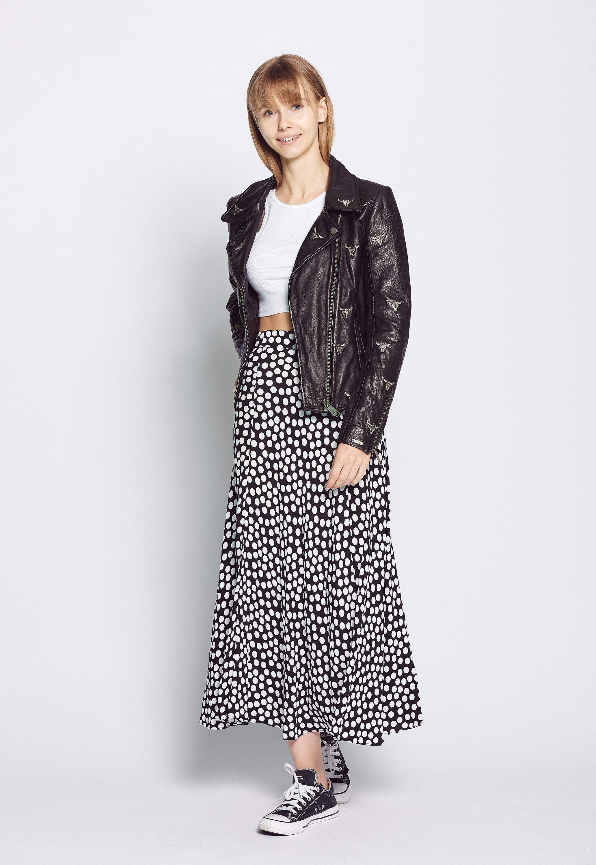 Maze Bikerjacke »Lederjacke Vegas«