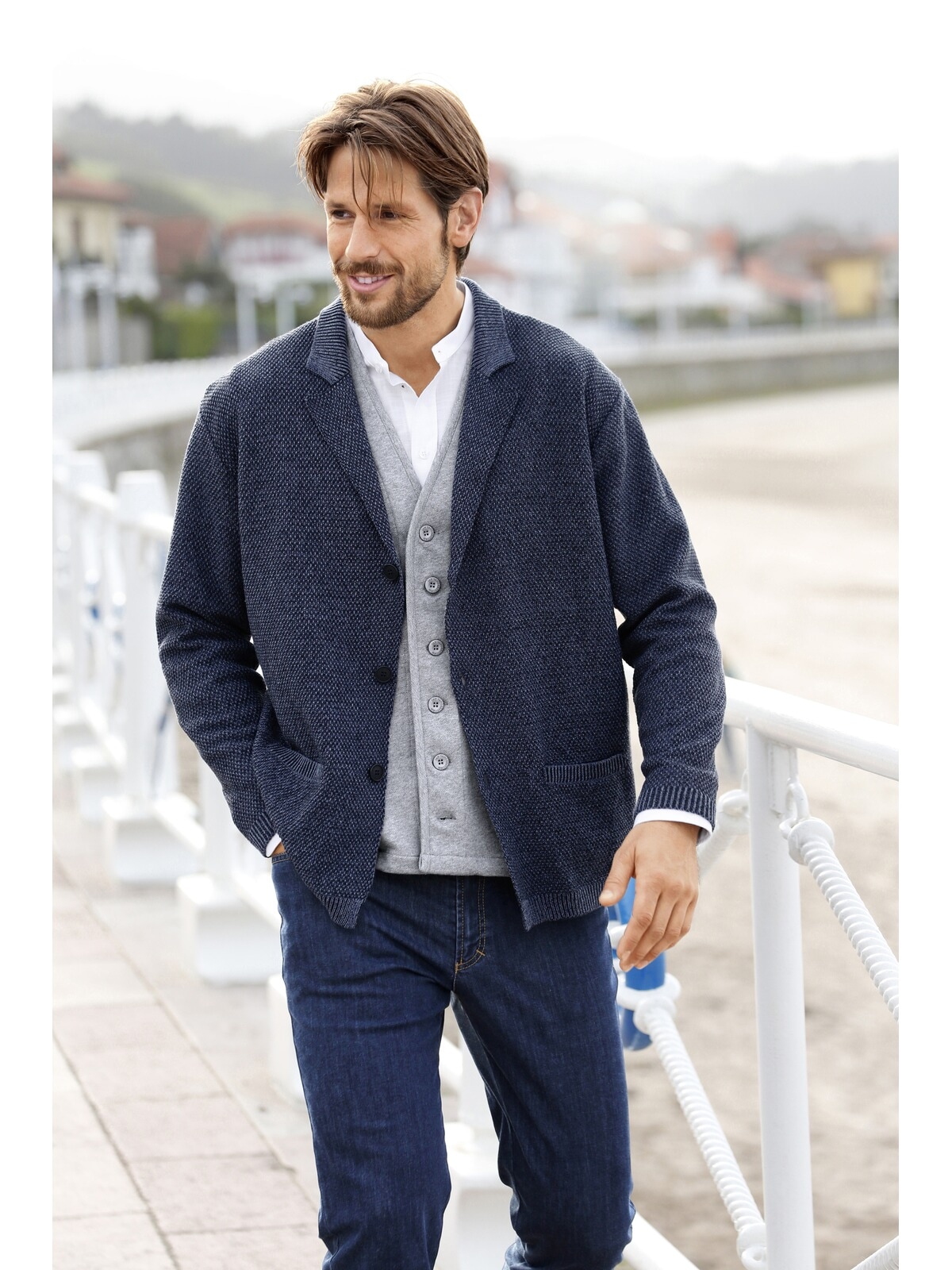 Jan Vanderstorm Strickjacke »Strickjacke ASGER«