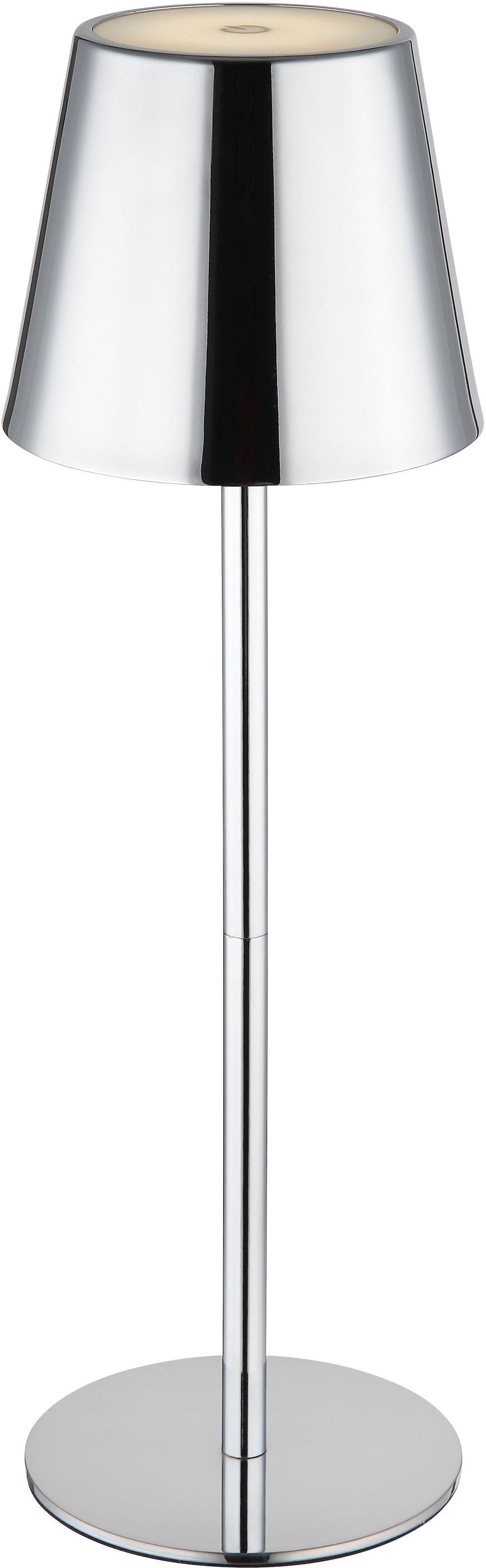 OTTO home LED Tischleuchte »Alennia Akkuleuchte inkl. Flaschenaufsatz« LED-Modul 1 Stk. warmweiß - kaltweiß stufenloser Touchdimmer, Farben fixierbar, USB-C, Akkulampe, CCT