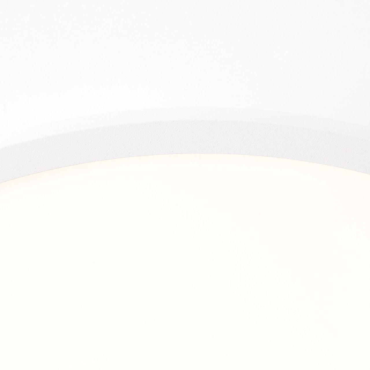 Brilliant LED Panel »Buffi«, 1 flammig, Leuchtmittel LED-Modul | LED fest integriert, LED Deckenaufbau-Paneel 45cm sand/weiß/warmweiß