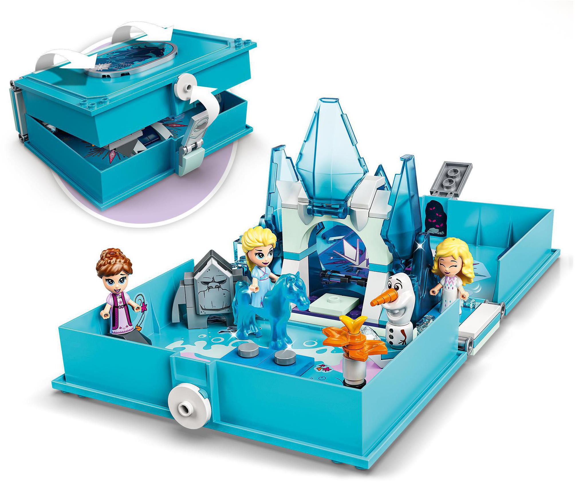 LEGO® Konstruktionsspielsteine »Elsas Märchenbuch (43189), LEGO® Disney Frozen«, (125 St.), Made in Europe