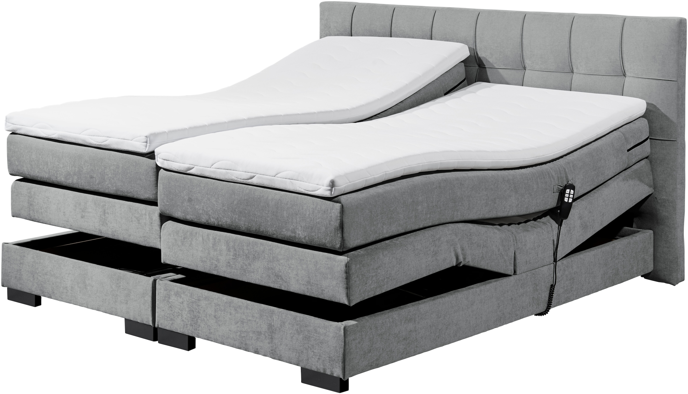 ED EXCITING DESIGN Boxspringbett »Talena«, inkl. Motor und Topper
