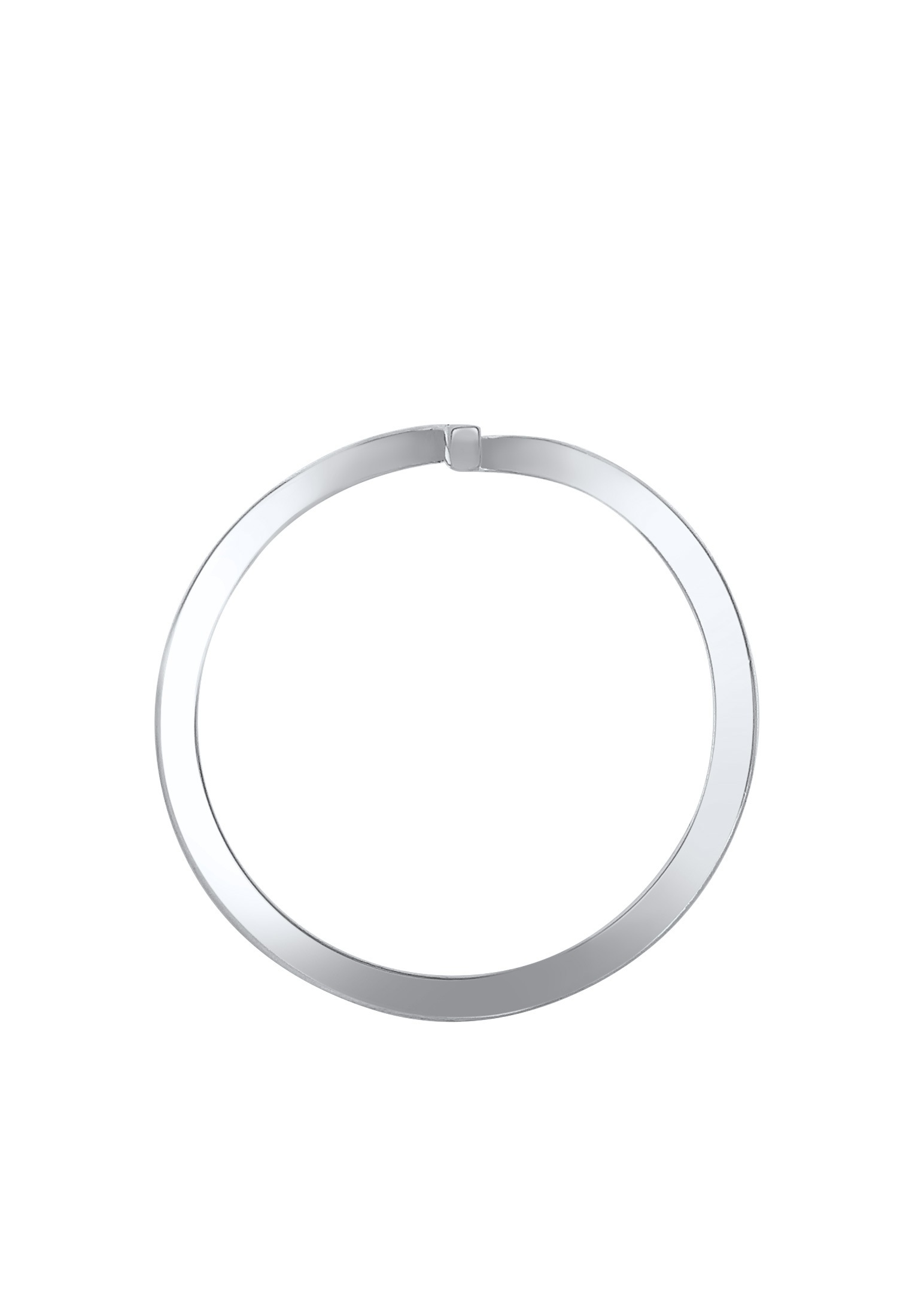 Elli Silberring »Ring Geo Form Geschwungen 925 Sterling Silber«