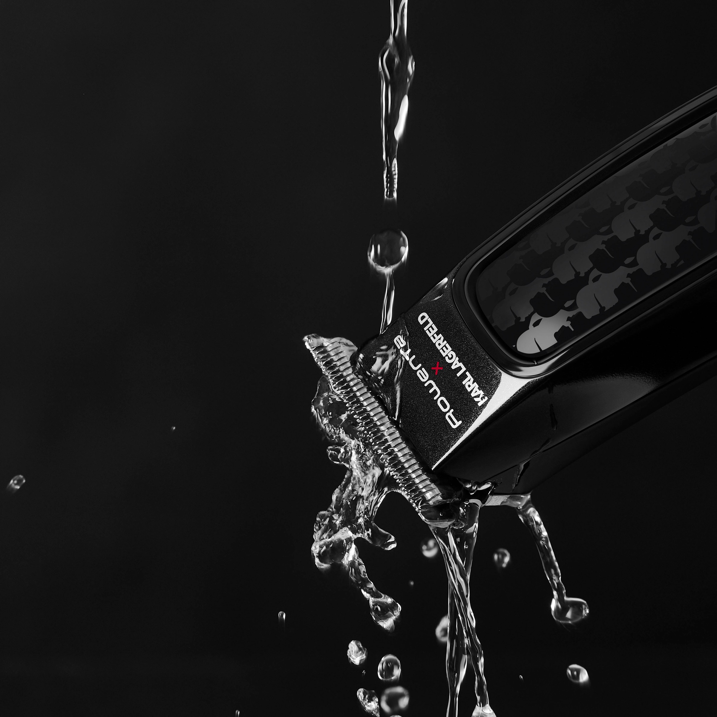 Rowenta Haarschneider »Rowenta x Karl Lagerfeld TN182L Cut & Style Haarschneider«, 3 Aufsätze, 3 Kämme (1-3-5 mm), Titaniumklingen, 90 Minuten Laufzeit, wasserdicht