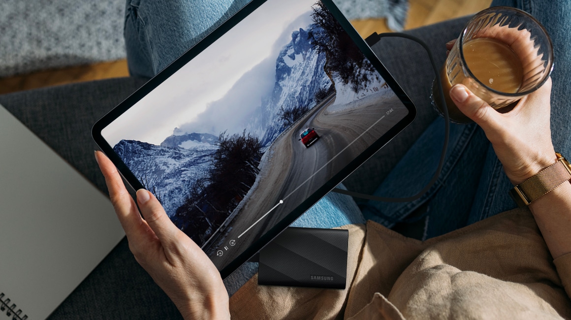 Samsung externe SSD »T9« 1 TB Anschluss USB Typ-C,3.2 Gen 2 (3.1 Gen 2)
