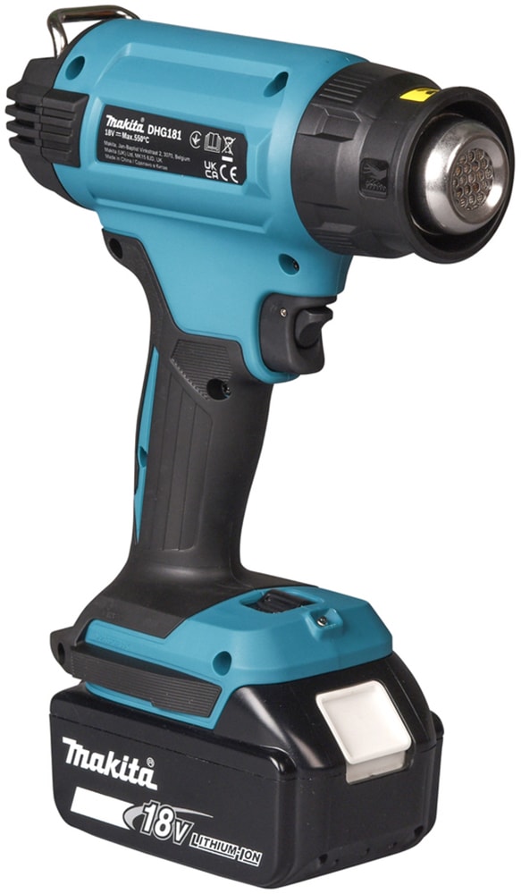 Makita Akku-Heißluftgebläse »DHG181ZK«, LXT 18V • 120-200 l/min • 550° C, mit Koffer, ohne Akku und Ladegerät