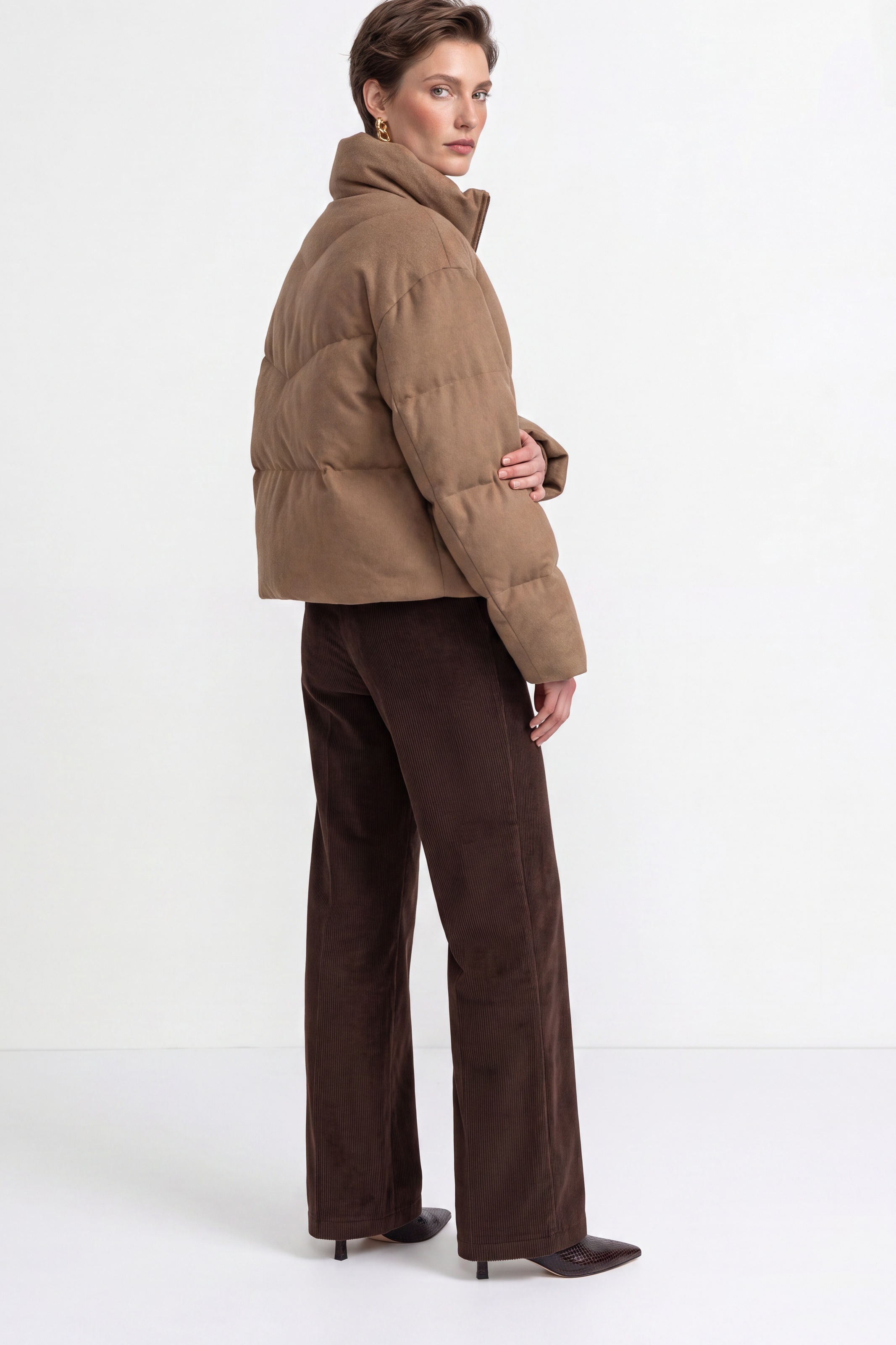 RICHROYAL Steppjacke ohne Kapuze Regular fit mit Stehkragen
