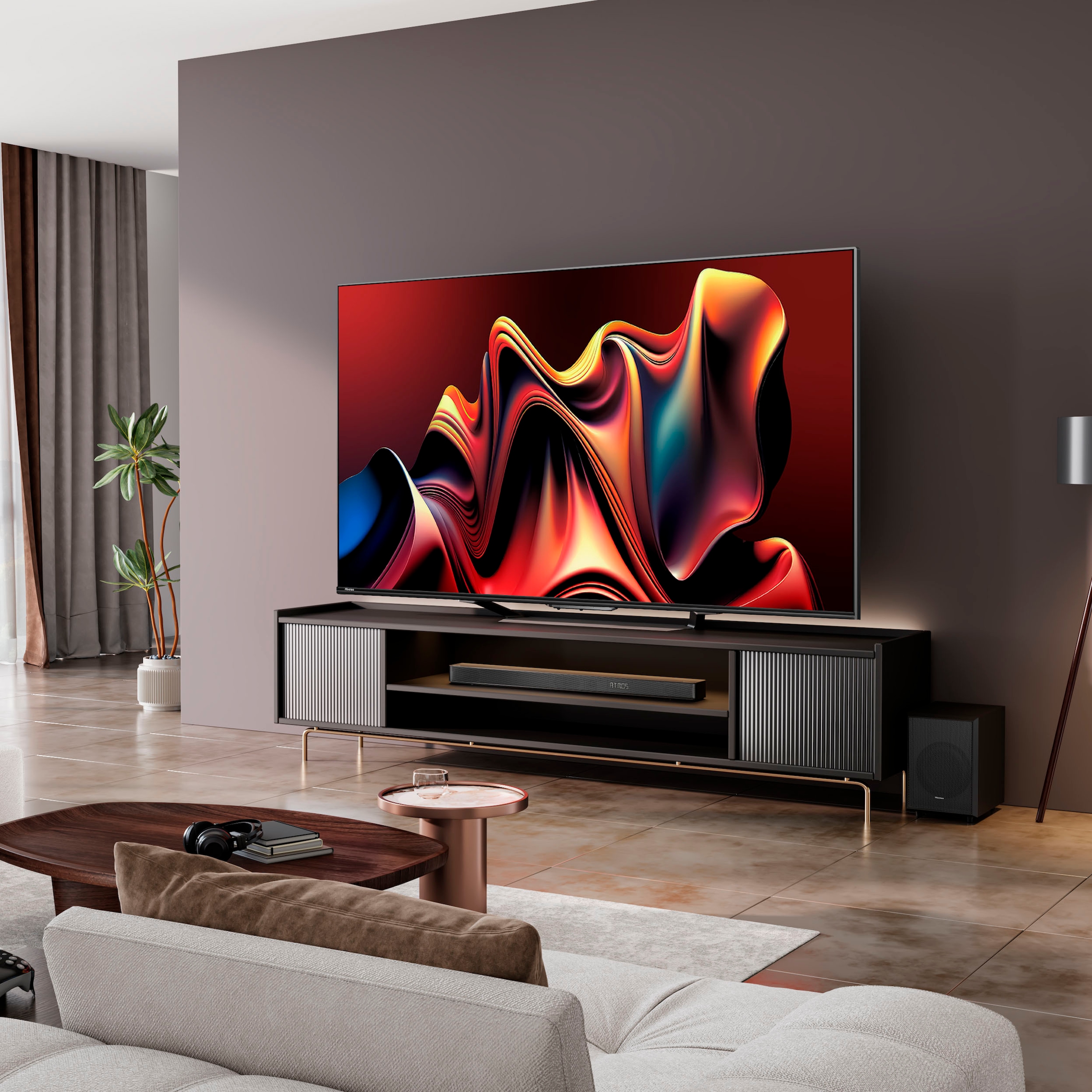 Hisense Mini-LED-Fernseher »75U7NQ«, 189 cm/75 Zoll, 4K Ultra HD, Smart-TV, 4KUHD, ULED, Mini LED