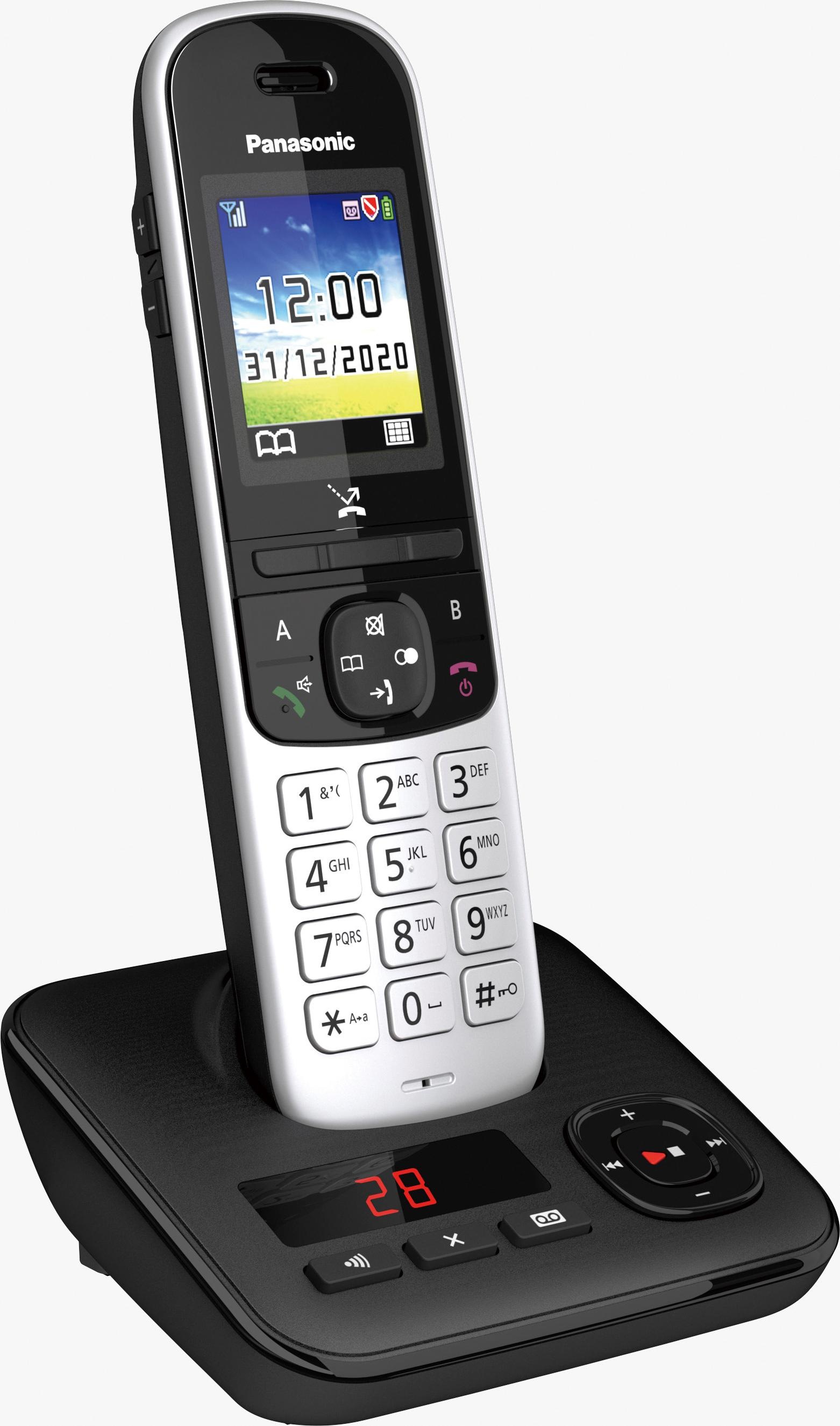 Panasonic Schnurloses DECT-Telefon »KX-TGH720«, (Mobilteile: 1), mit Anrufbeantworter