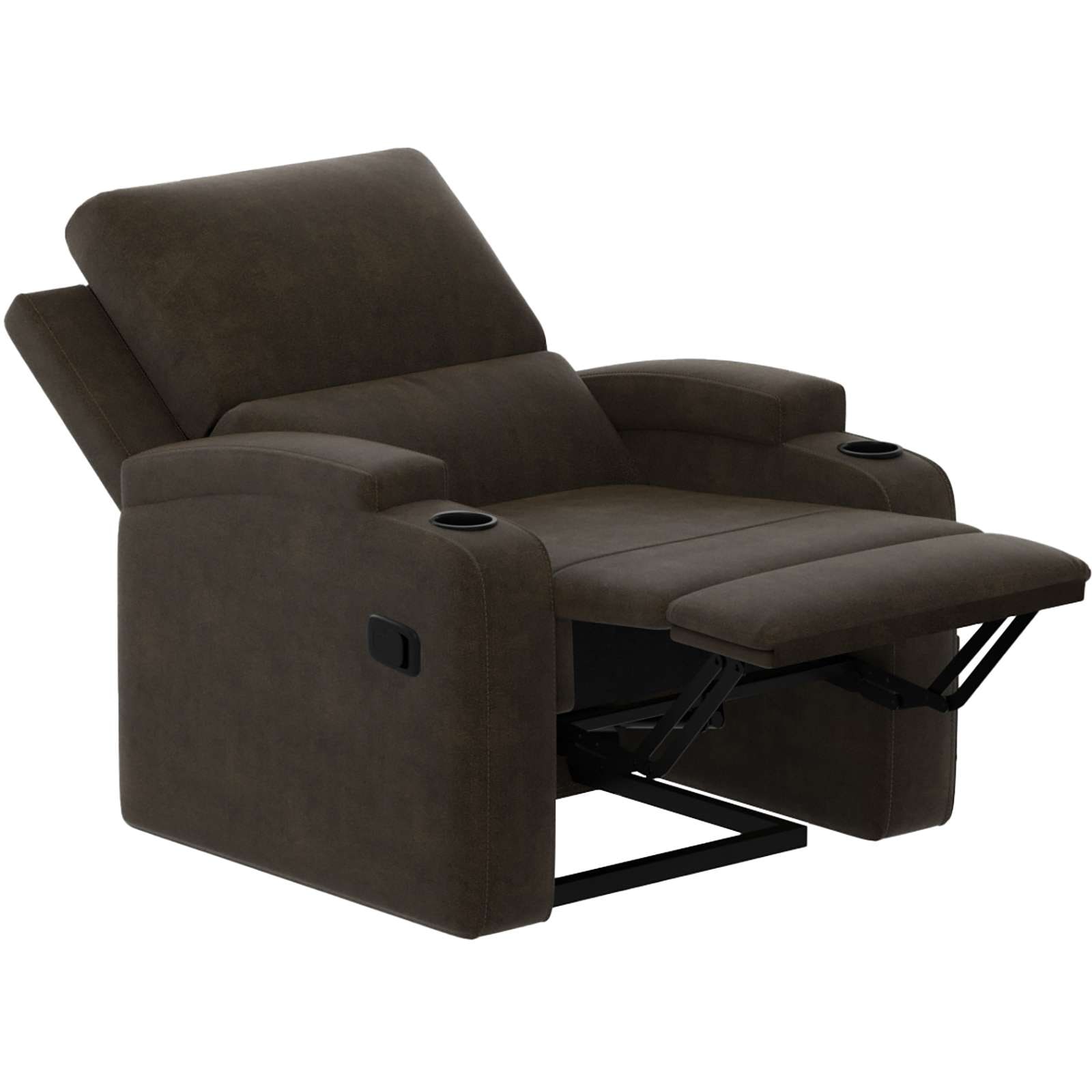 OTTO home Relaxsessel »NAPORI Microfaser, Kinosessel, Multimedia-Sessel« TV-Sessel mit manueller u elektrischer Relaxfunktion u. Getränkehalter
