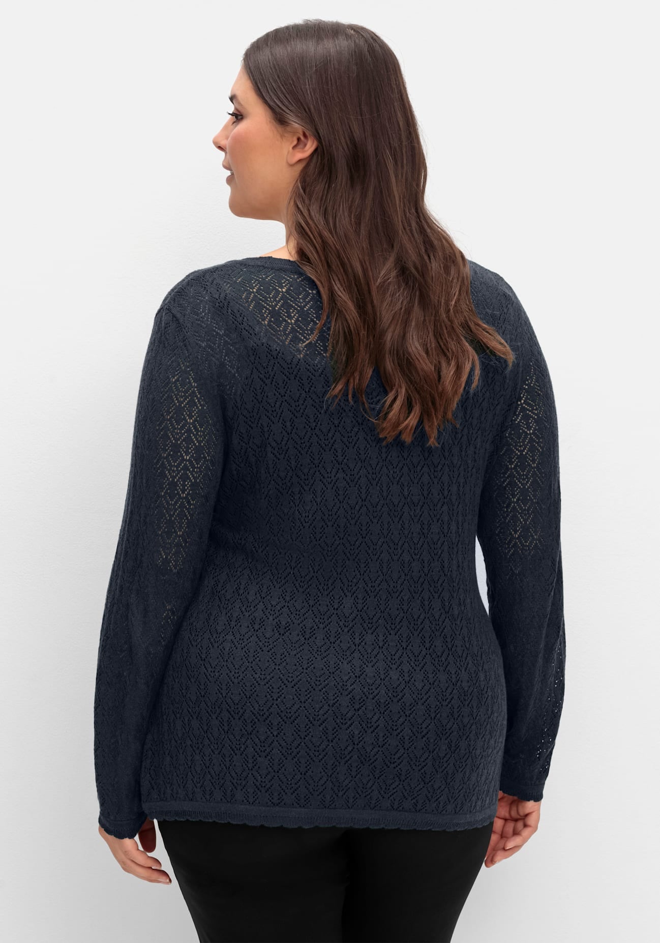 Sheego V-Ausschnitt-Pullover »V-Ausschnitt-Pullover«
