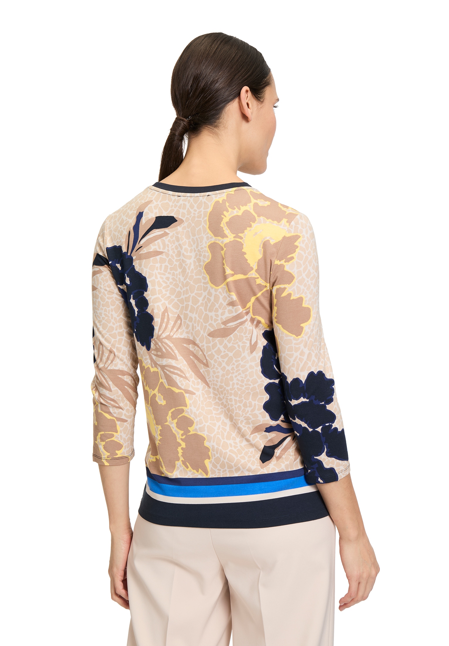 Betty Barclay 3/4-Arm-Shirt »Ringelshirt mit Rippbündchen«