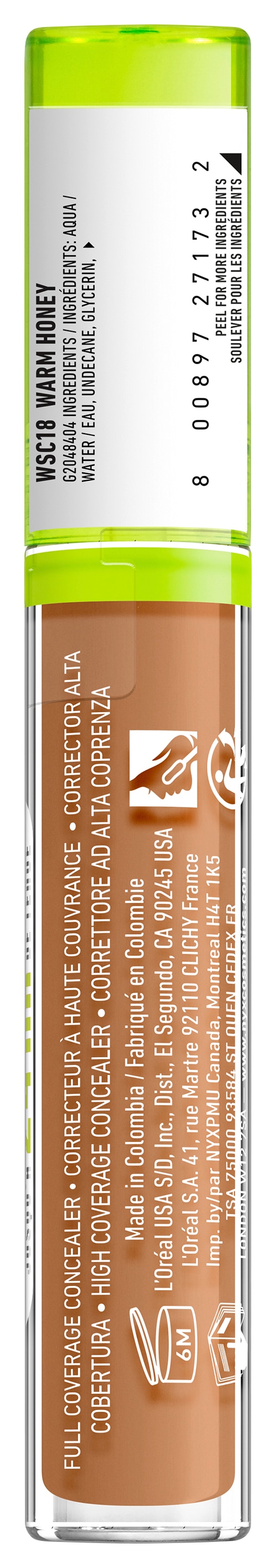 NYX Concealer »NYX Professional Makeup Wonder Snatch Concealer« kaschiert Augenringe und Unreinheiten, deckt bis zu 24 Stunden