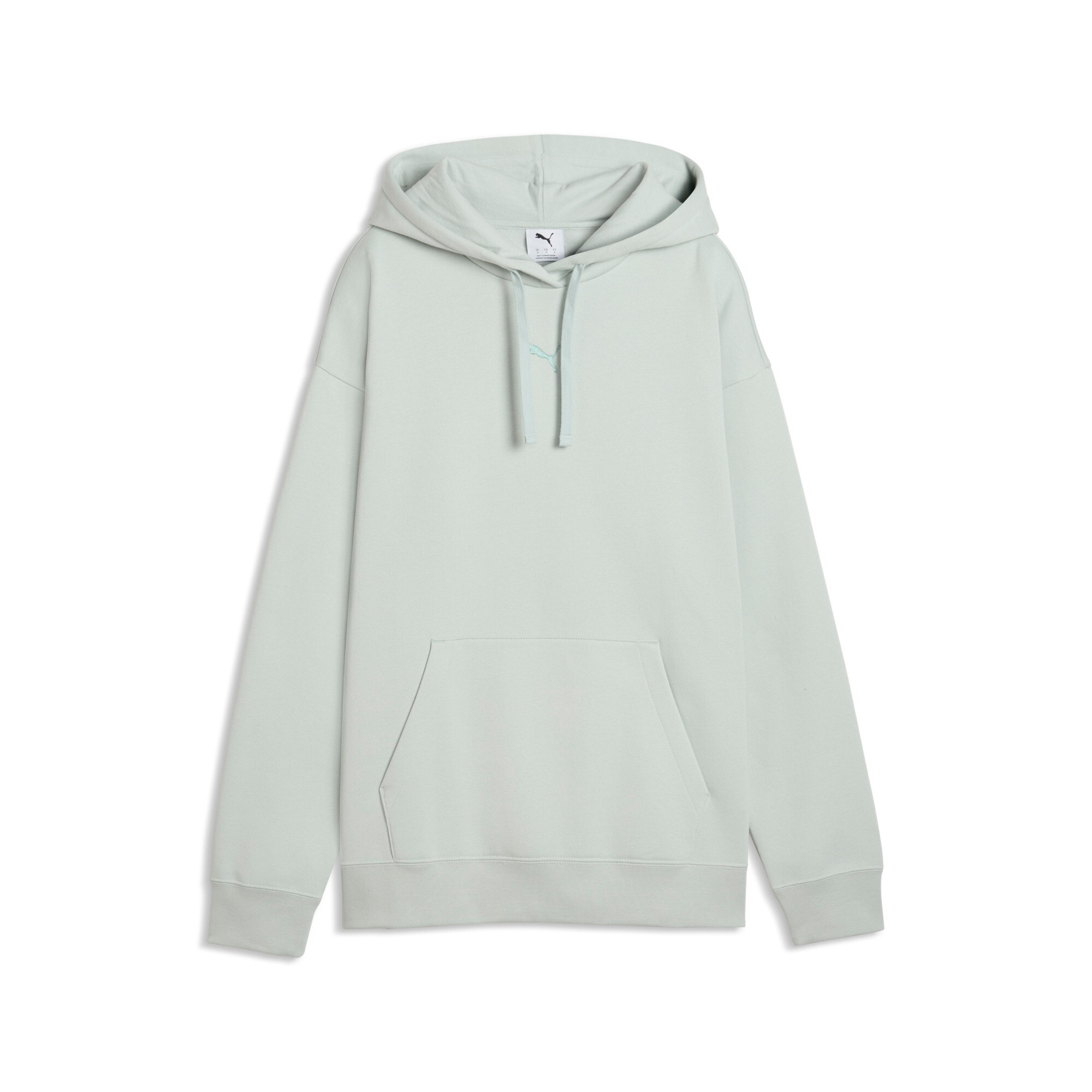 PUMA Kapuzensweatshirt »ESS CENTERED CAT LOGO RELAXED HOODIE FL«, mit Kapuze, mit angesetztem Bündchen am Ärmelabschluss
