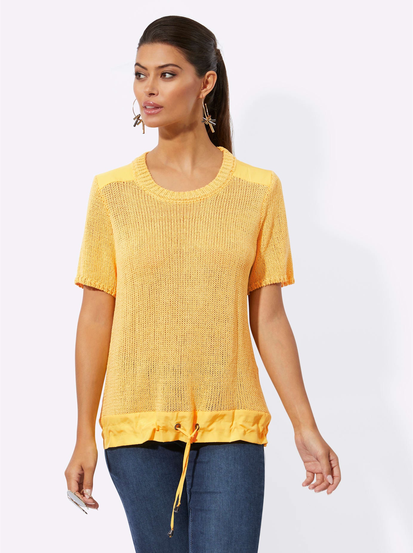 creation L Kurzarmpullover »Pullover«