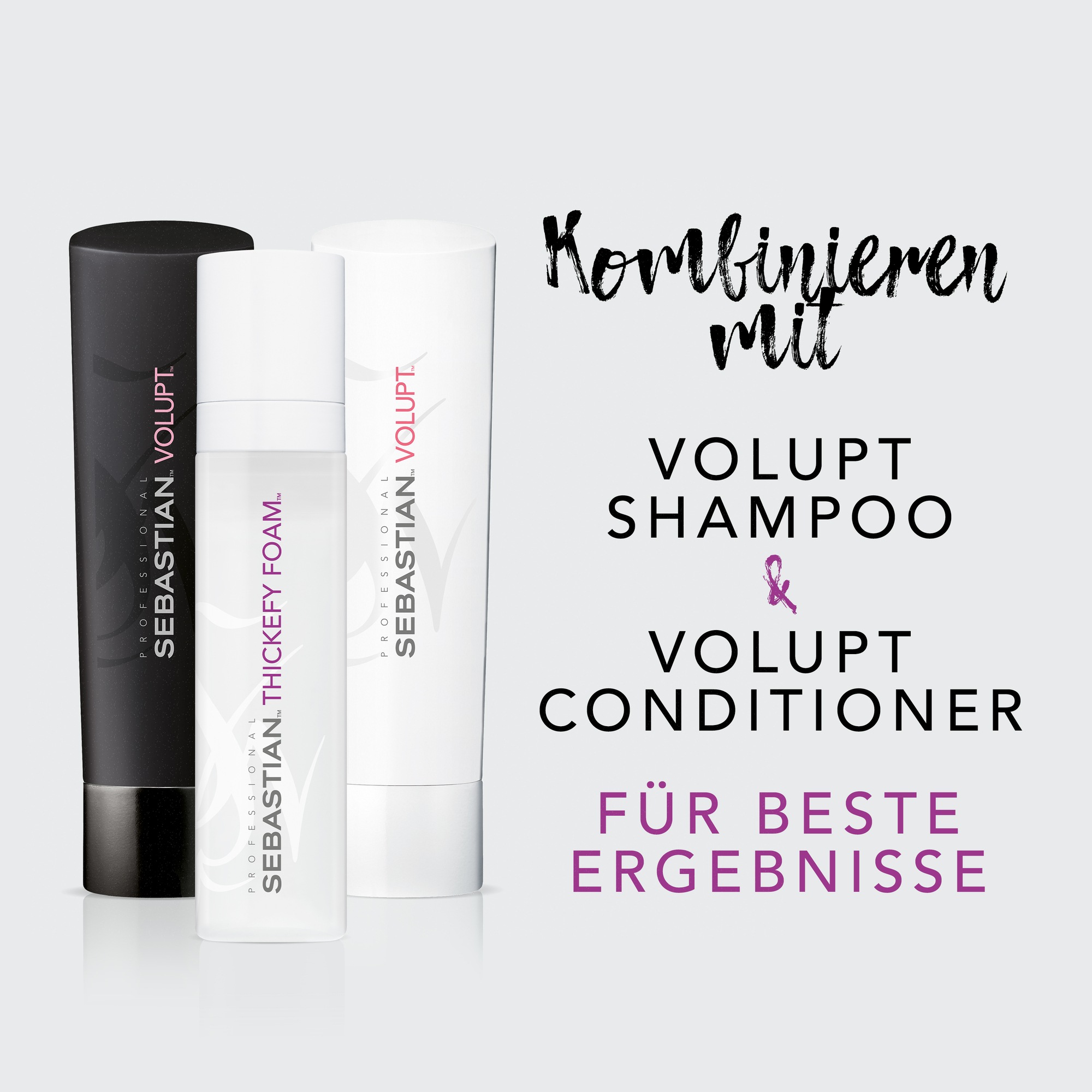 Sebastian Professional Haarpflege-Spray »Thickefy Foam« mehr Volumen, flexibler Halt, pflegend