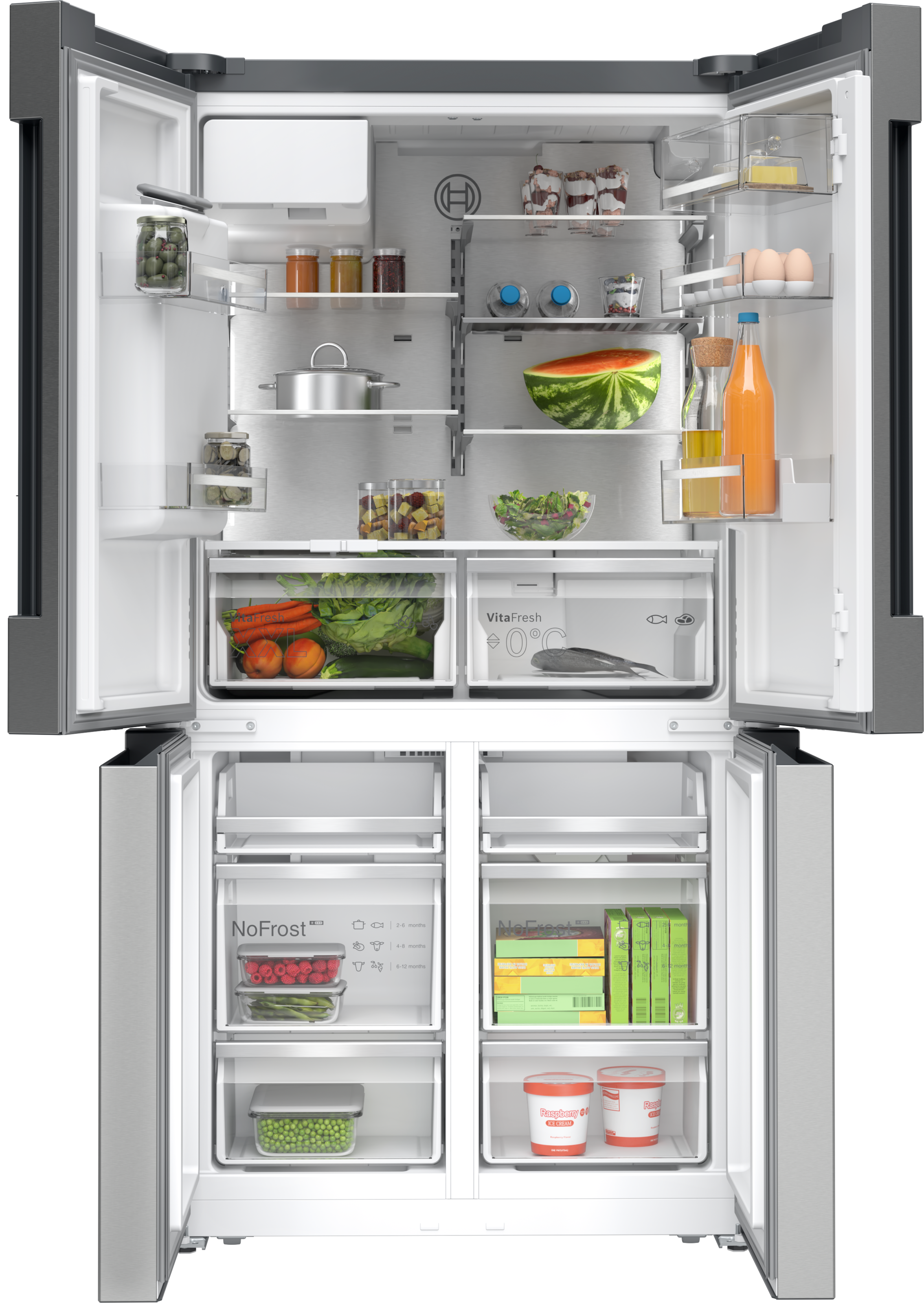 BOSCH Multi Door Serie 6 »KFD96APEA« 183 cm hoch 90,5 cm breit