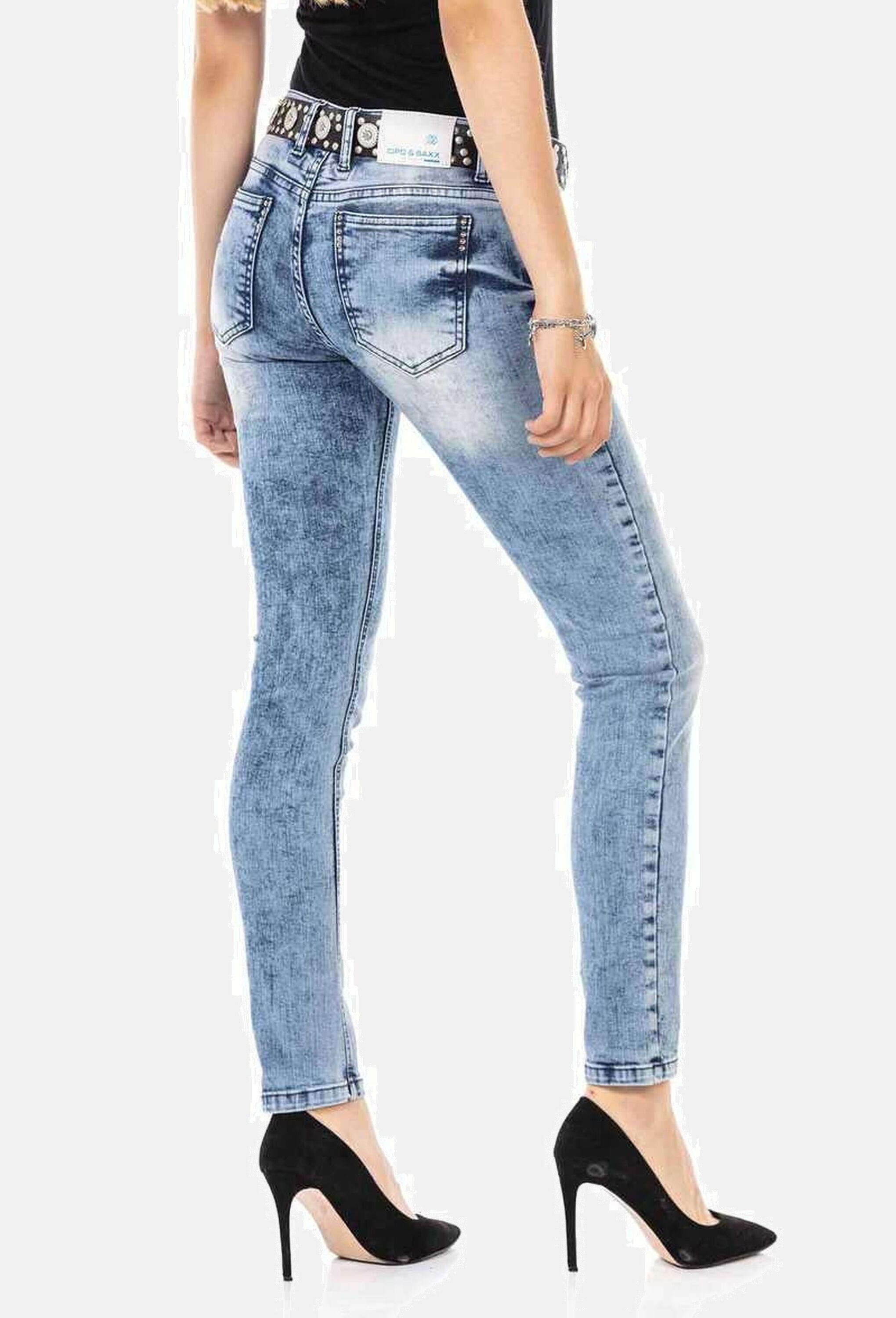 Cipo & Baxx Slim-fit-Jeans »Cipo & Baxx Jeans« Im 5-Pocket-Style, WD459