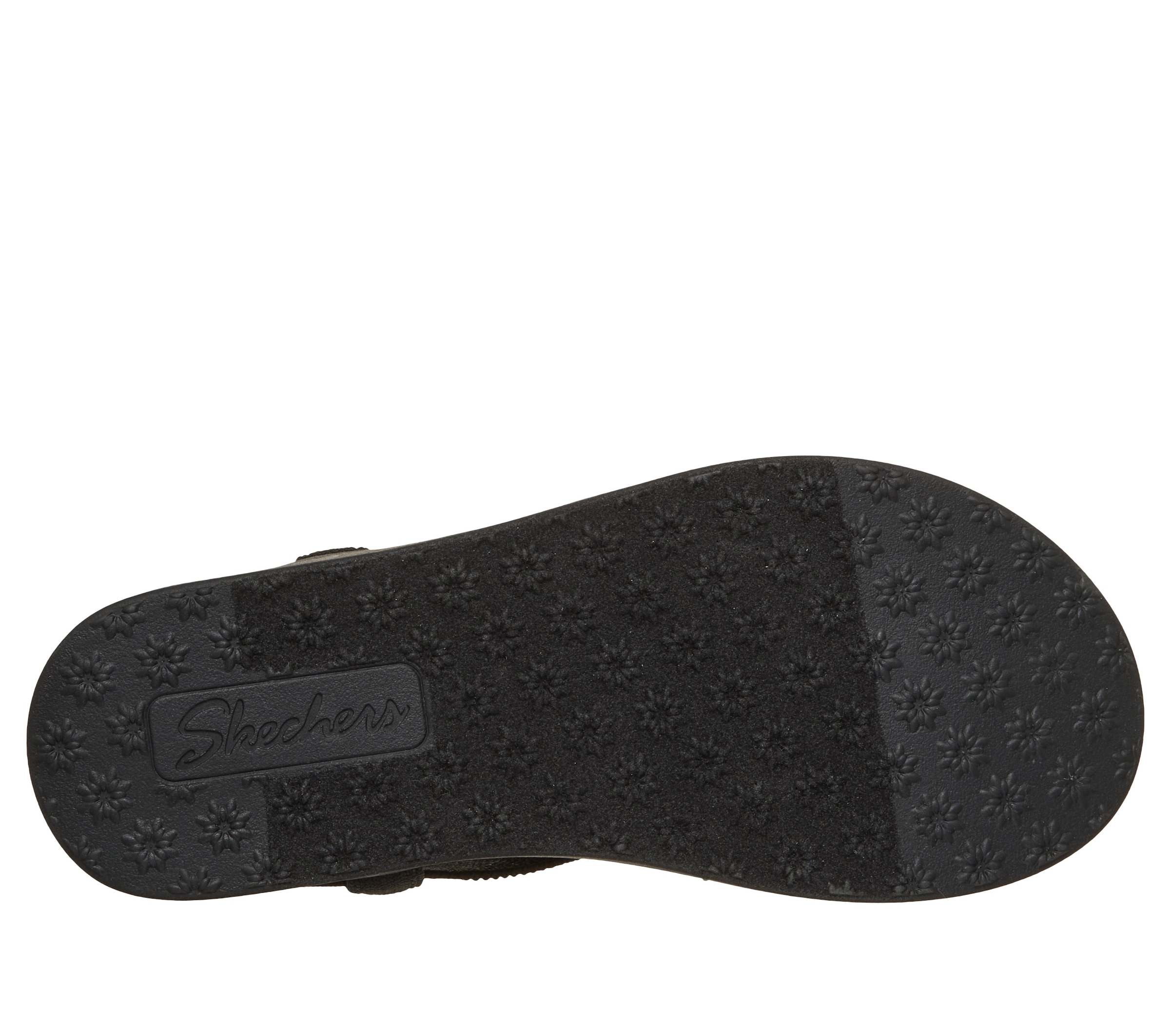 Skechers Sandale »MEDITATION LUXE«  Sommerschuh, Zehentrenner, Strandschuh mit Glitzersteinchen