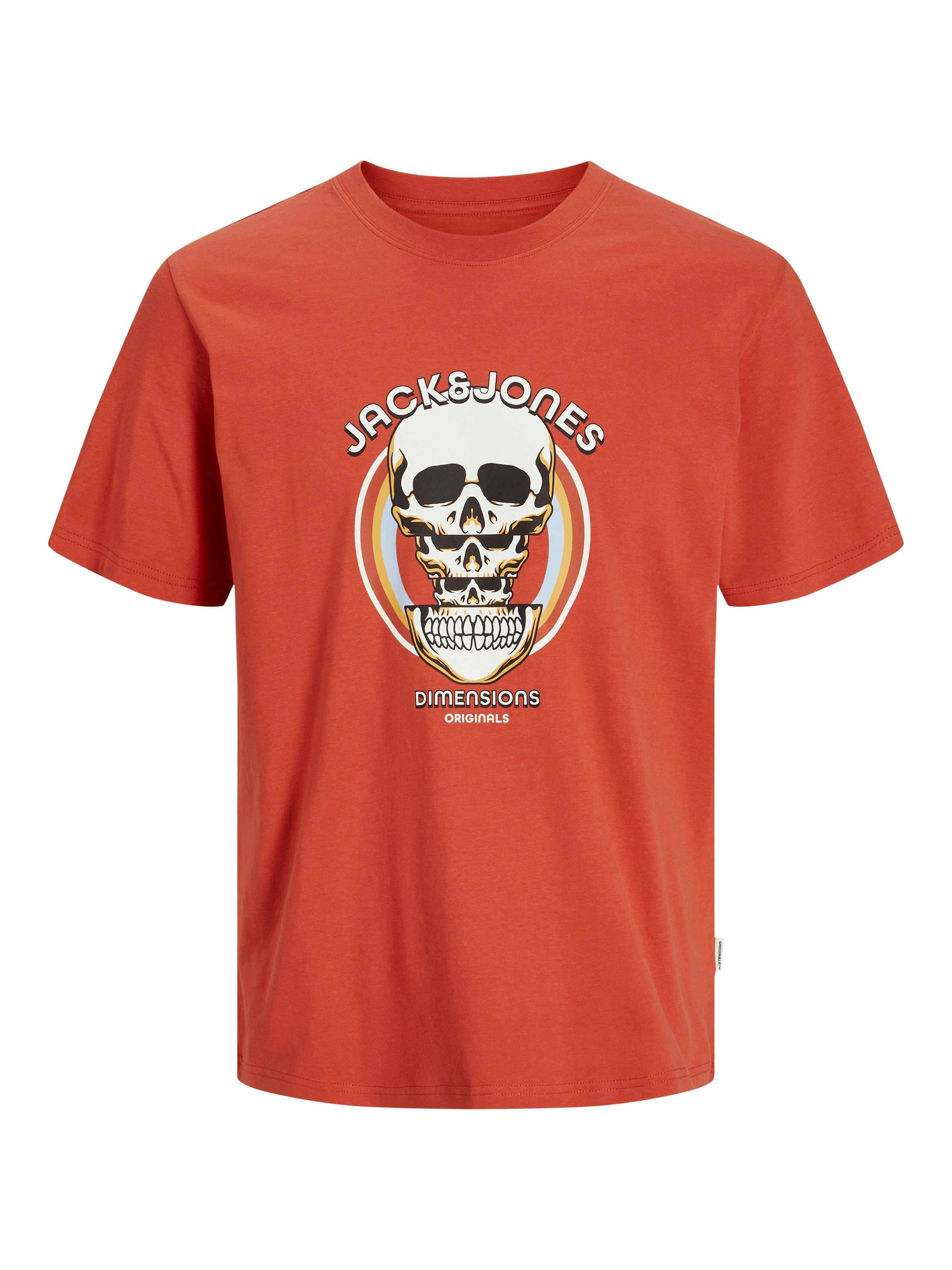 Jack & Jones T-Shirt »JORANATOMY SKULL TEE SS CREW NECK LN«