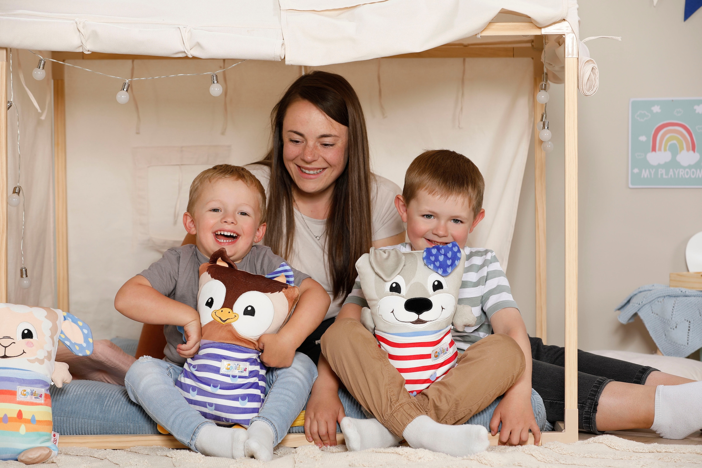 Nici Kuscheltier »Cosidoos, Schaf mit Wendefunktion 30x20 cm« enthält recyceltes Material (Global Recycled Standard)