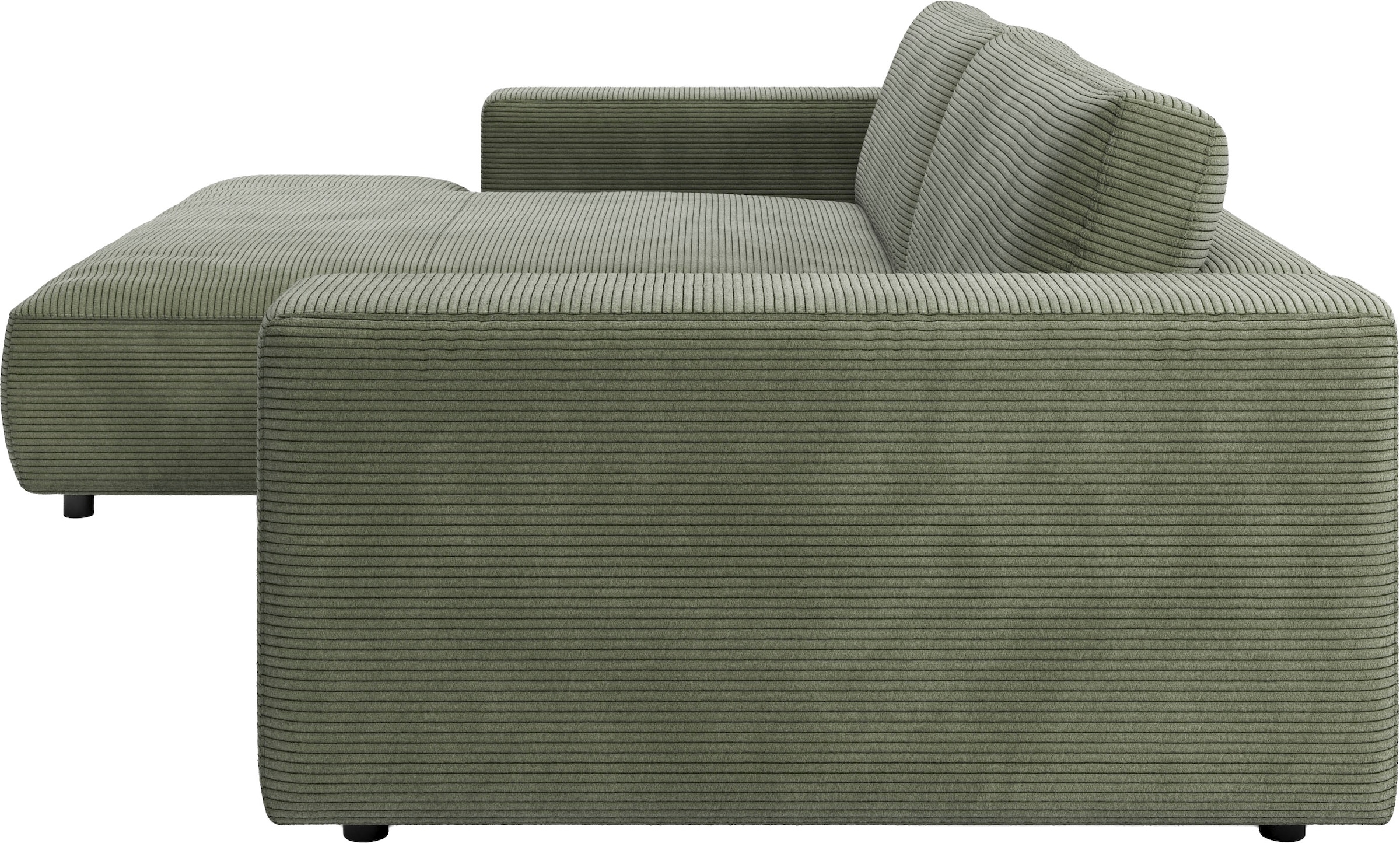 Musterring Ecksofa »MR LUCIA, Charakterstarker Lounge-Komfort von Musterring« XXL-Longchair, erstklassige Kammerkissen & zeitloser Look