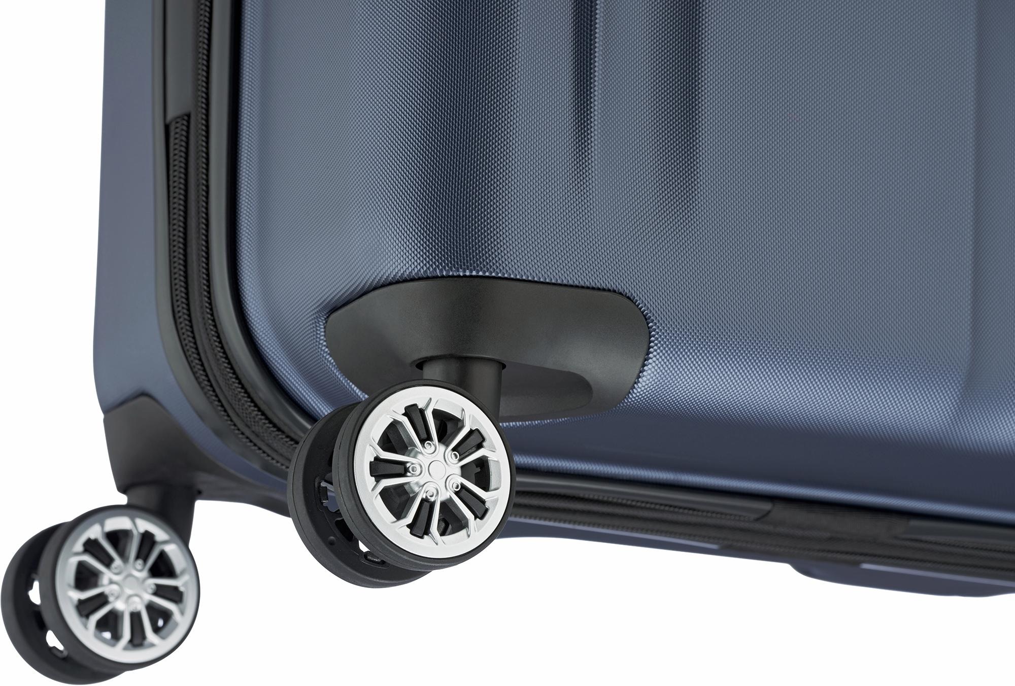 travelite Trolley »CITY 4w Trolley 4 Volumen Rollen, M«, mit bei erweiterbarem