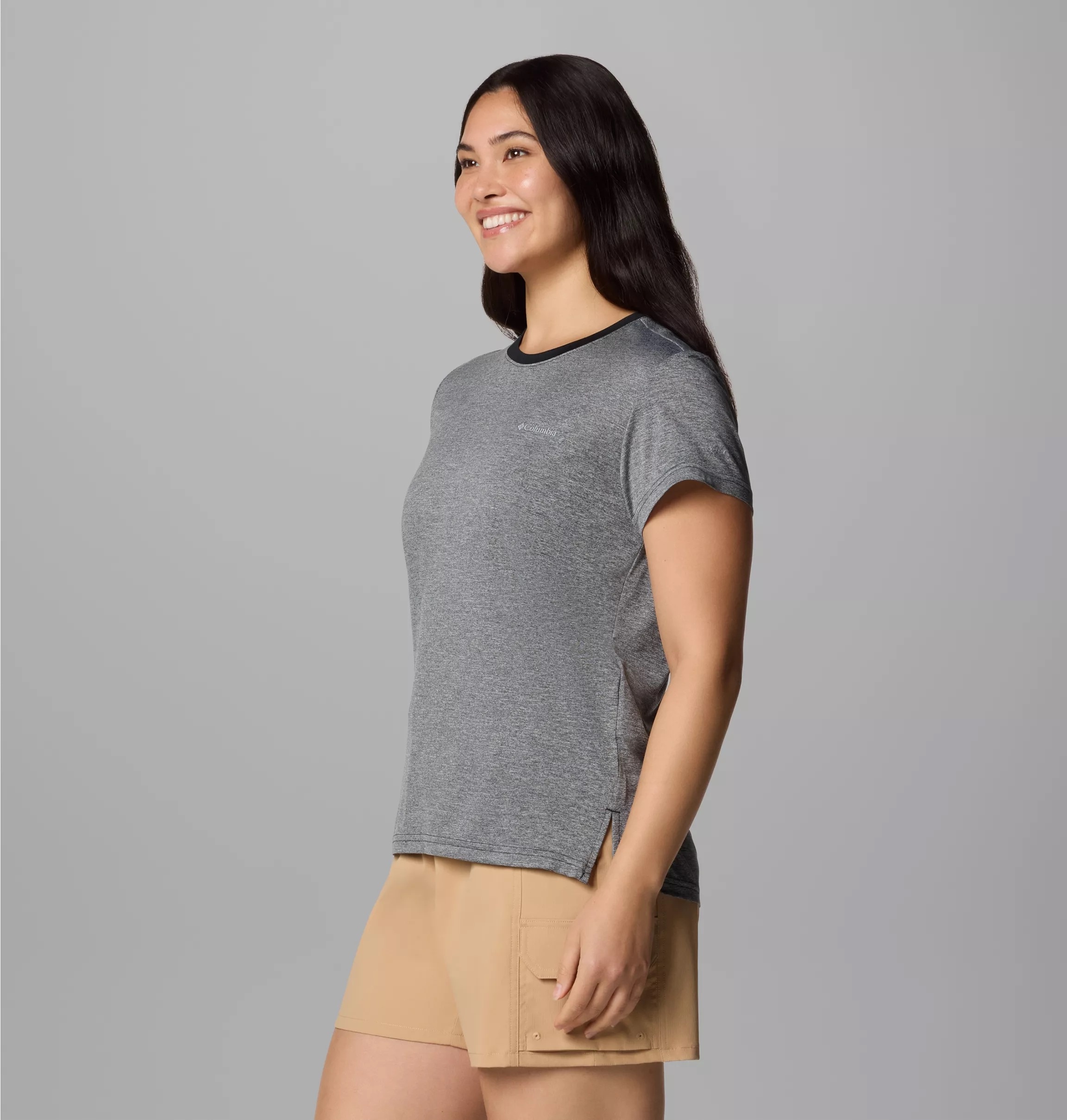 Columbia Funktionsshirt sportliche Passform, Kurzarm, für Outdoor-Aktivitäten