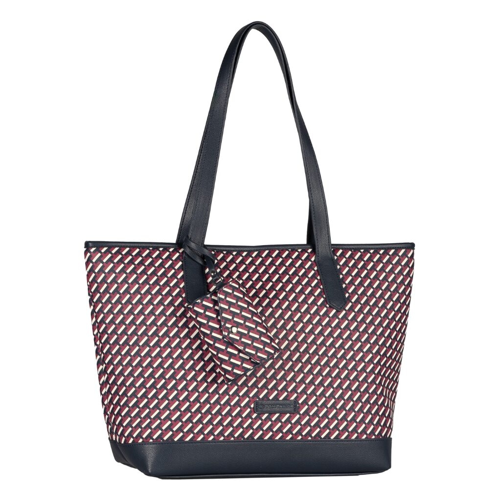 TOM TAILOR Shopper "Xenia" mit raffiniert geometrischen "T" Print des Logos auf dem Taschenkörper