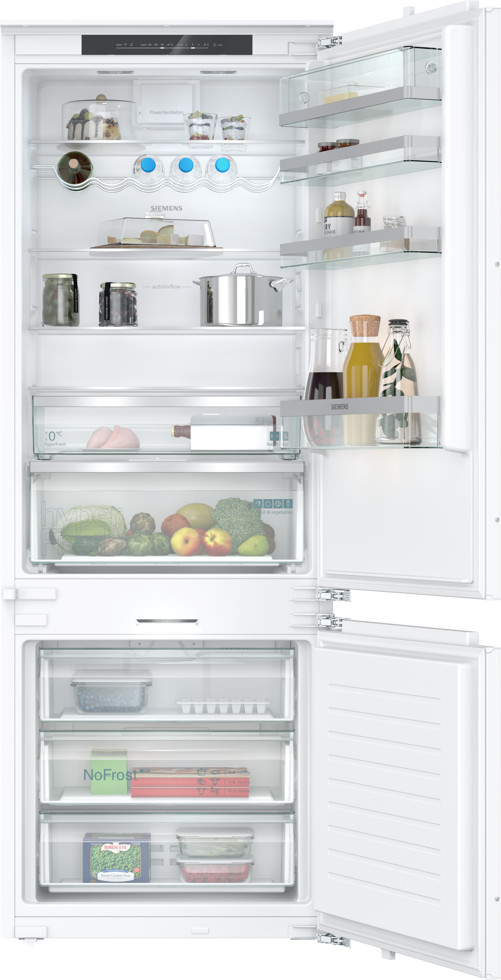Siemens iQ500 Built In Fridge Freezer KB96NADD1