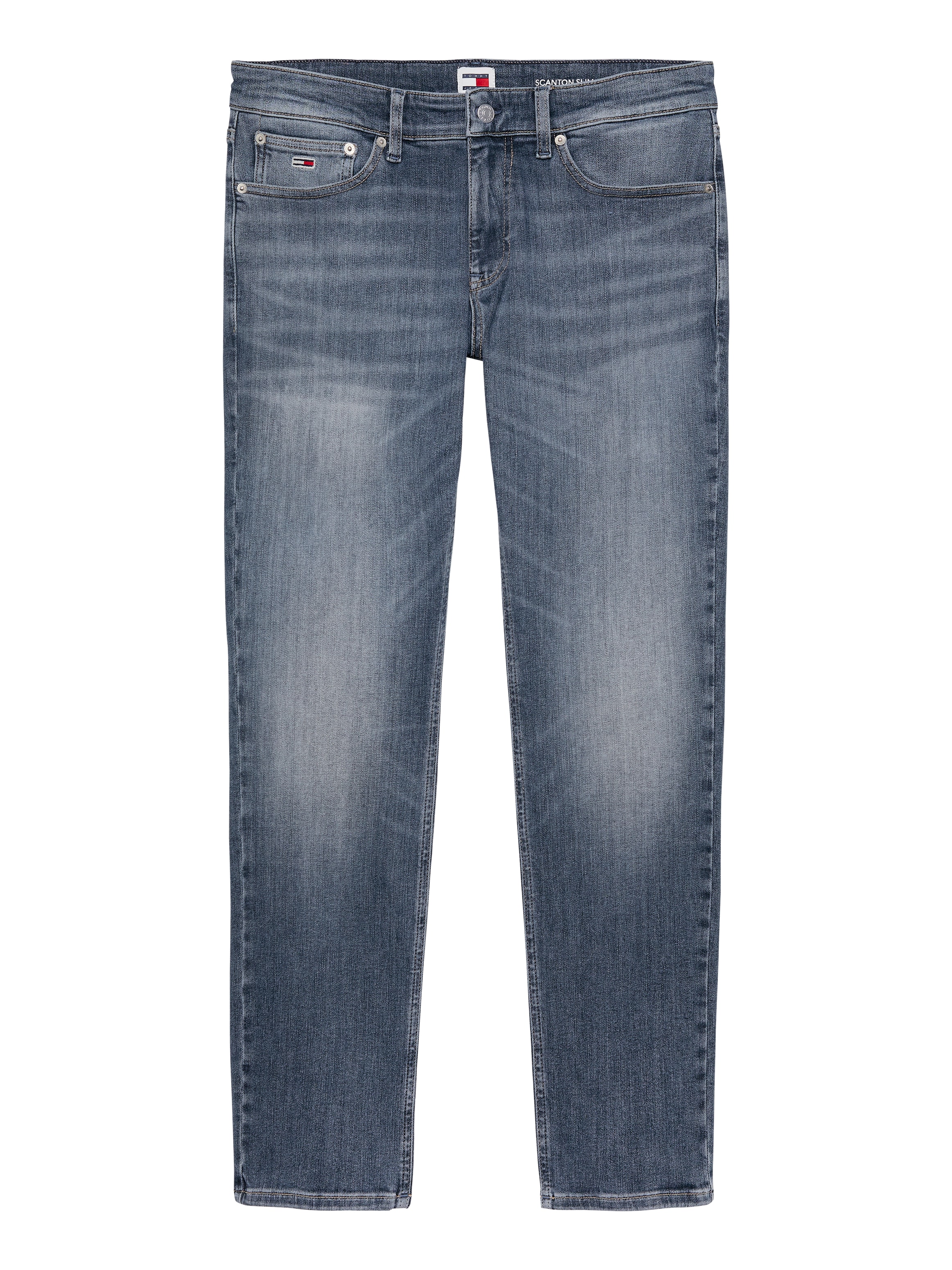 Tommy Jeans Slim-fit-Jeans »Scanton Slim«, Slim‑Fit‑Jeans mit mittlerer Leibhöhe, 5‑Pocket‑Design