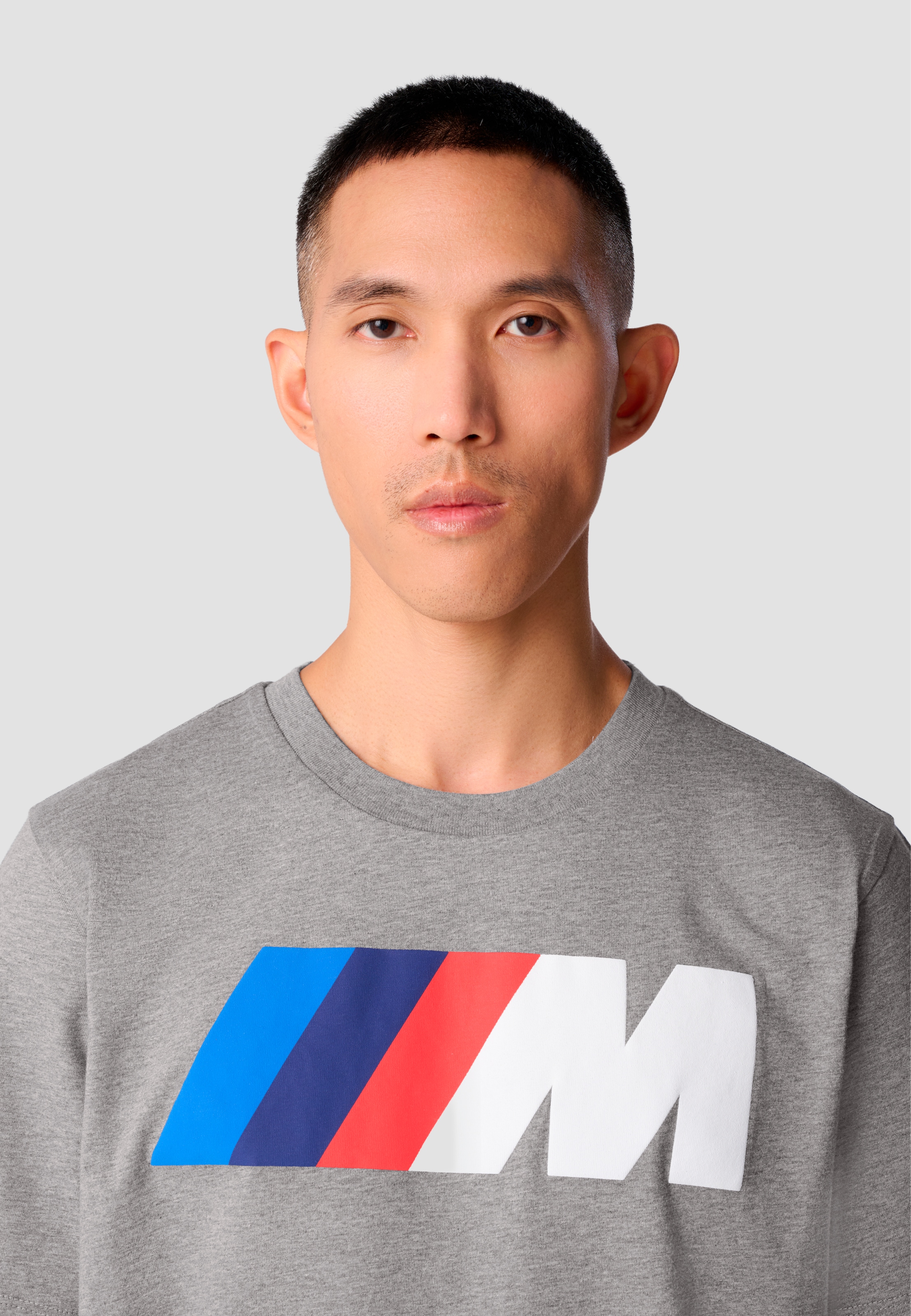 BMW T-Shirt, mit BMW M Logo Puff-Druck auf der Brust
