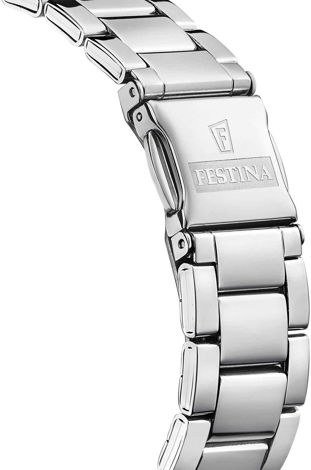 Festina Quarzuhr »Boyfriend Collection«, Armbanduhr, Damenuhr, Edelstahlarmband