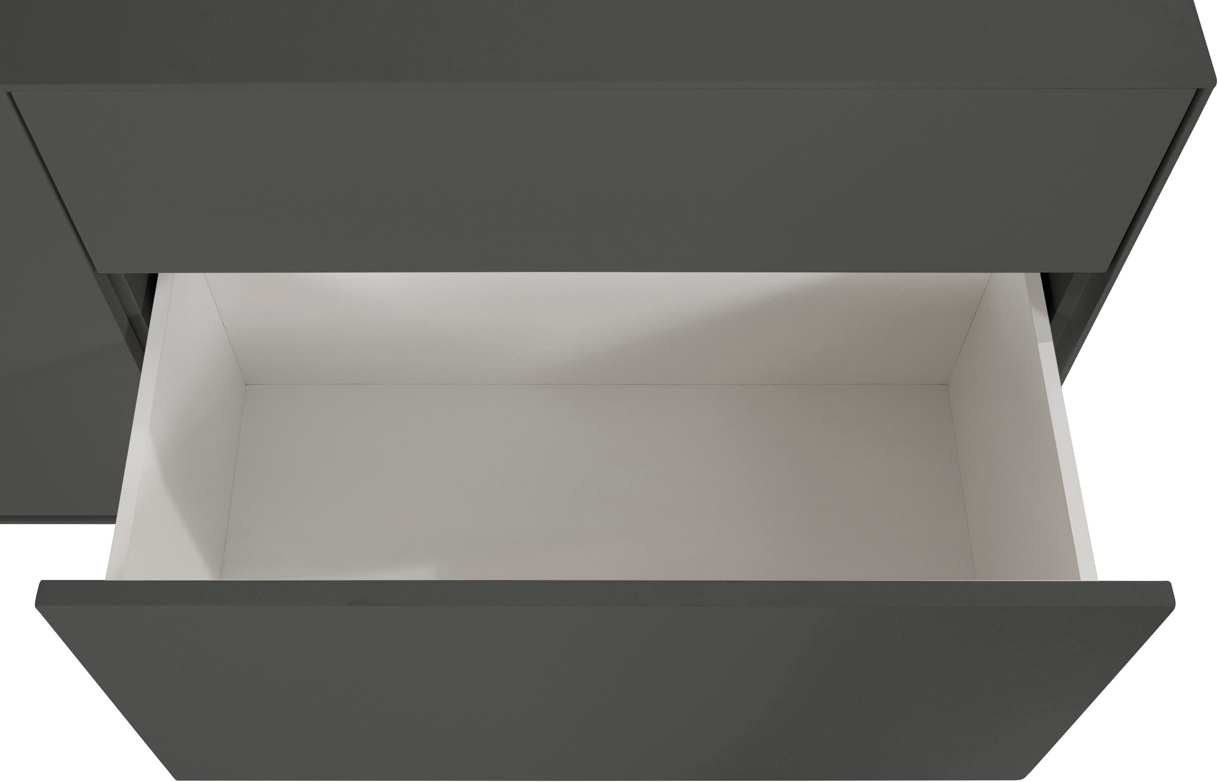 LeGer Home by Lena Gercke Lowboard »Essentials«, Breite: 127 cm, MDF lackiert, Push-to-open-Funktion