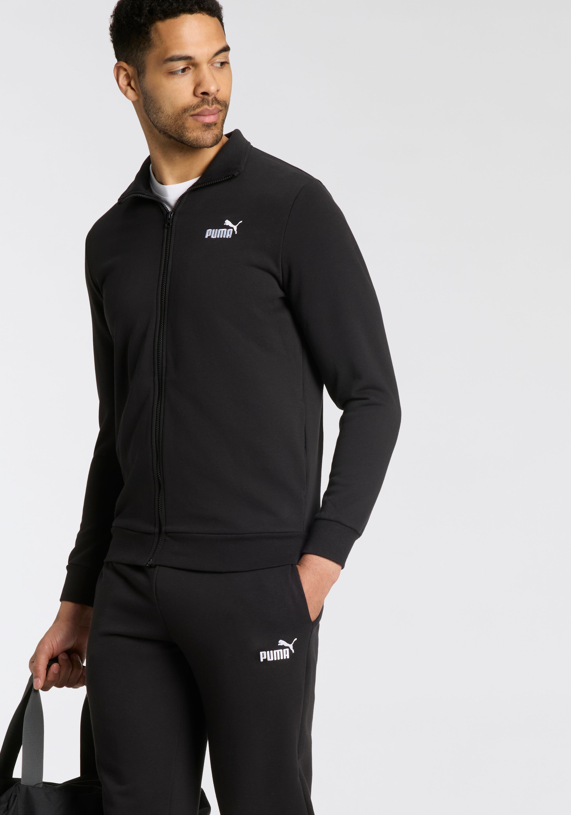 PUMA Trainingsanzug »ESS SWEAT SUIT TR«, (2 tlg.), Bequemer Casual Jogginganzug