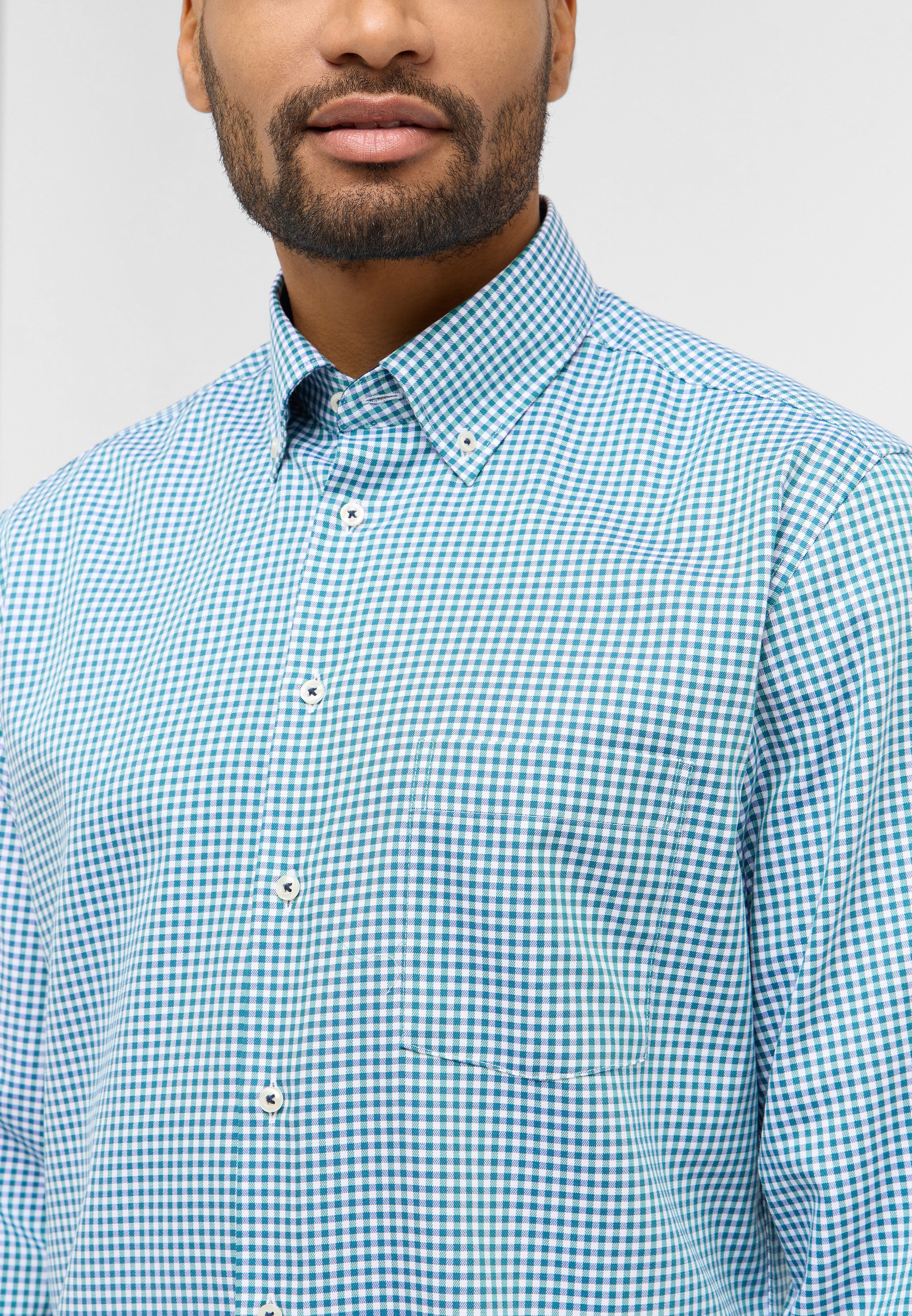 Eterna Langarmhemd »MODERN FIT«, NON IRON (bügelfrei)