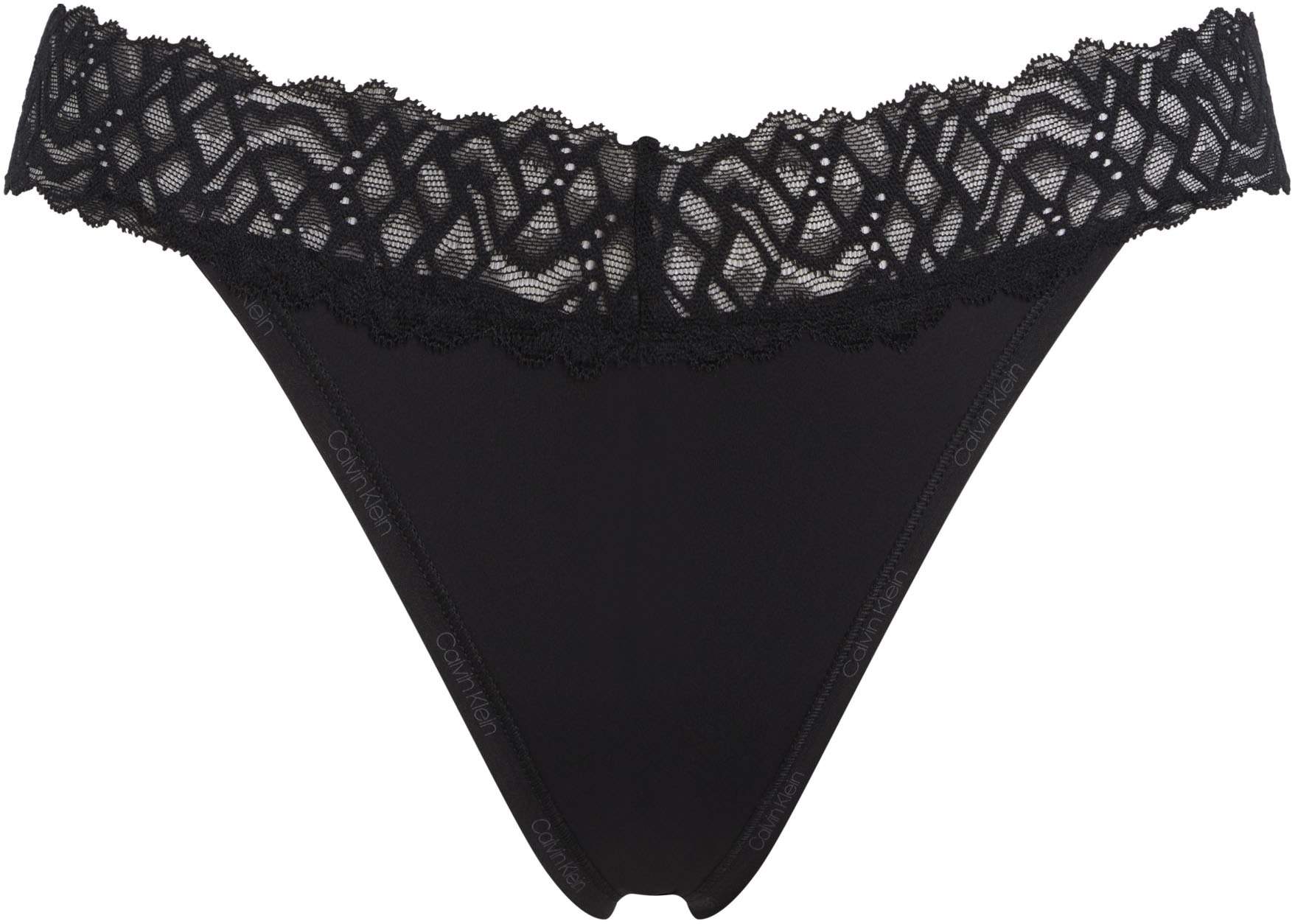 Calvin Klein Underwear Stringtanga »THONG«, mit Spitze am Bund