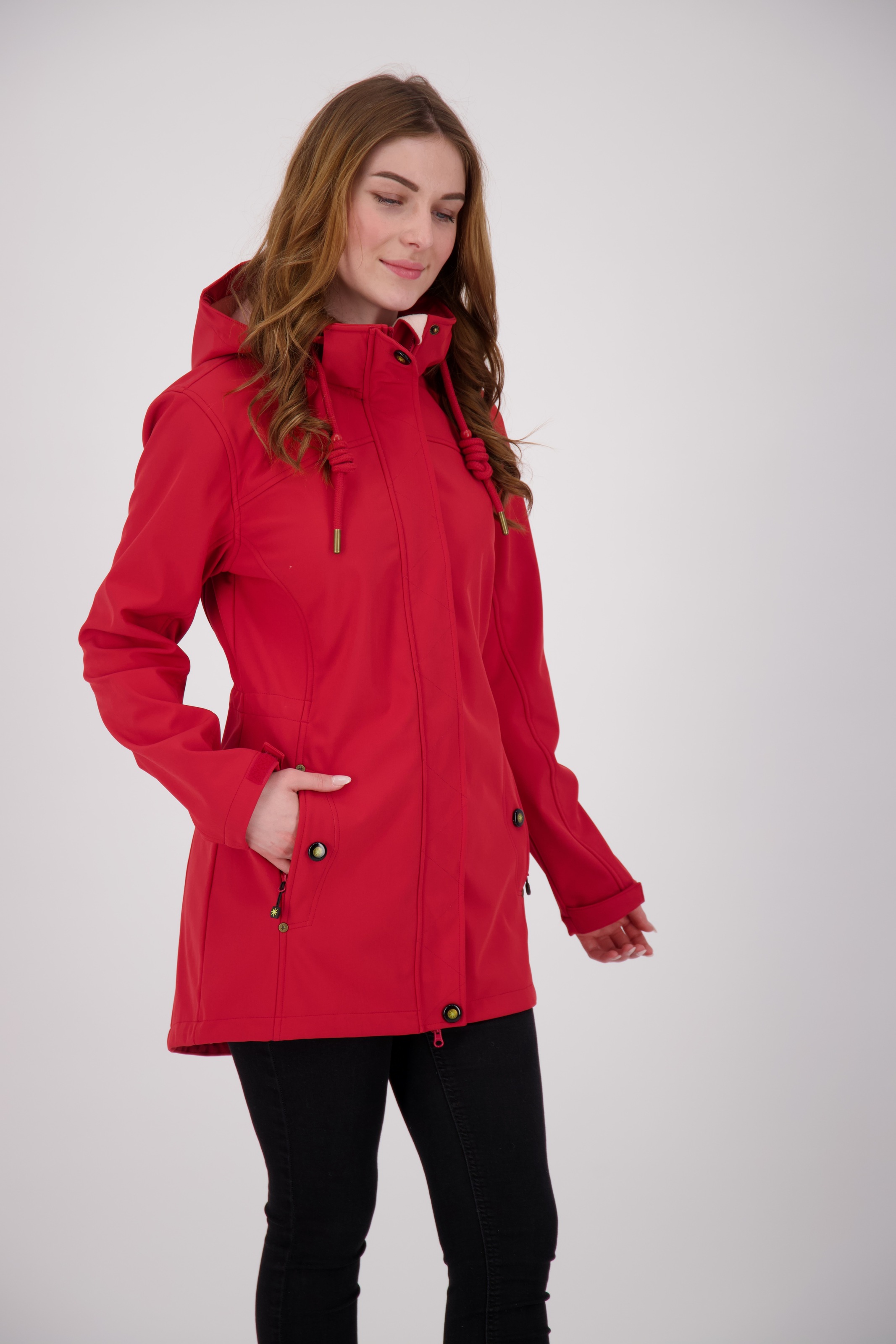 DEPROC Active Softshellmantel »PEAK BREEZE WOMEN«, auch in Großen Größen erhältlich