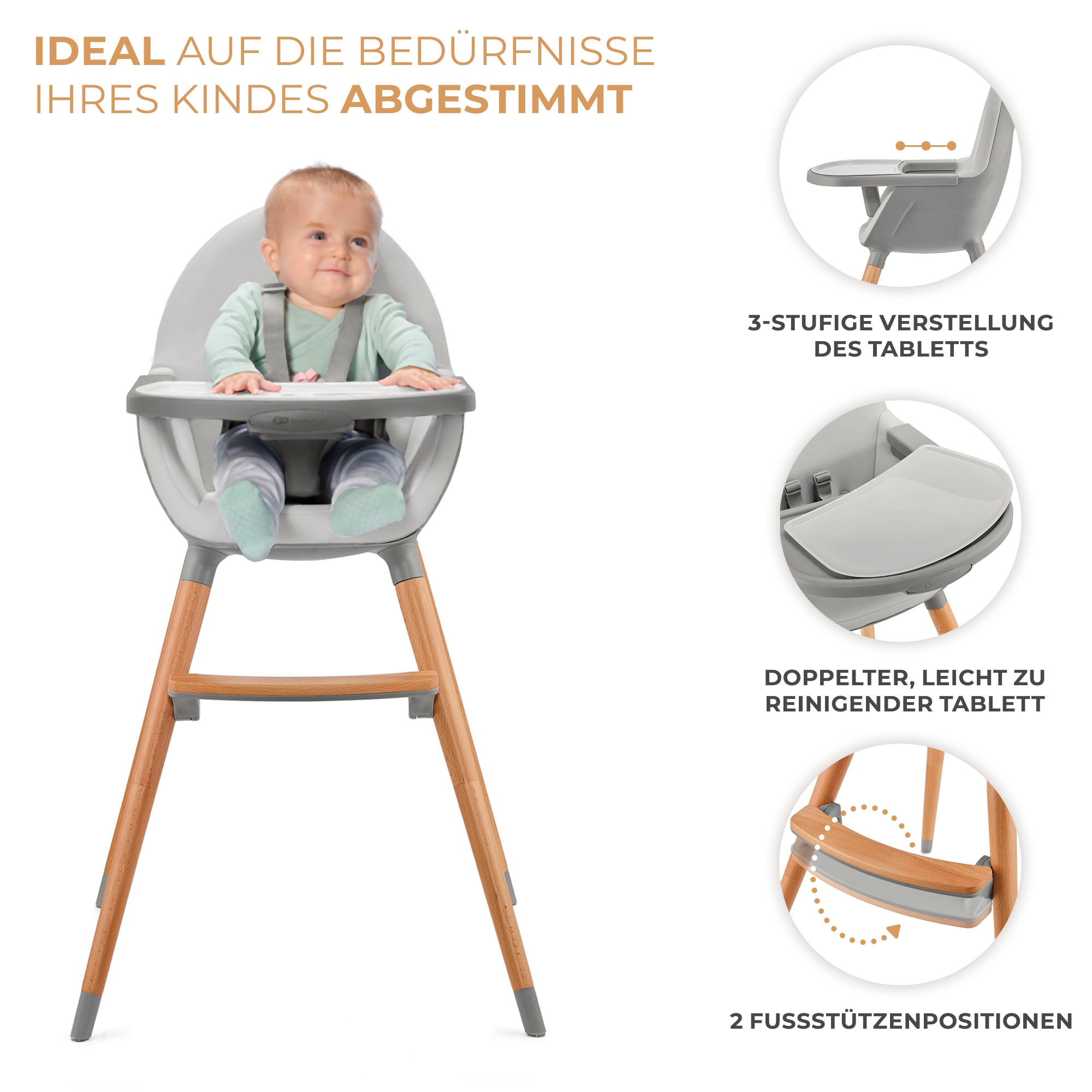 Kinderkraft Hochstuhl »FINI 2«
