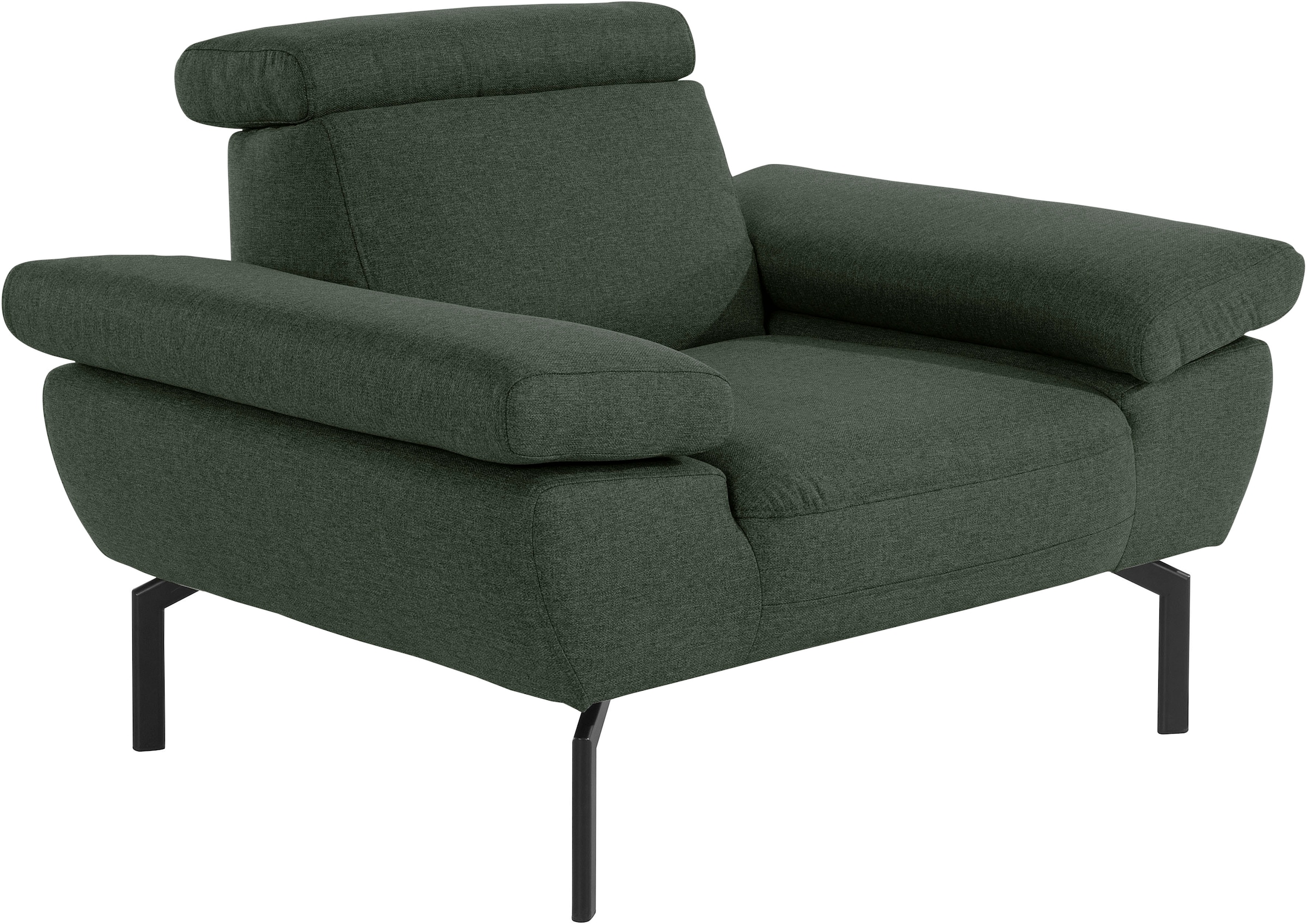 Places of Style Sessel »Trapino Luxus«, wahlweise mit Rückenverstellung,  Luxus-Microfaser in Lederoptik auf Raten bestellen