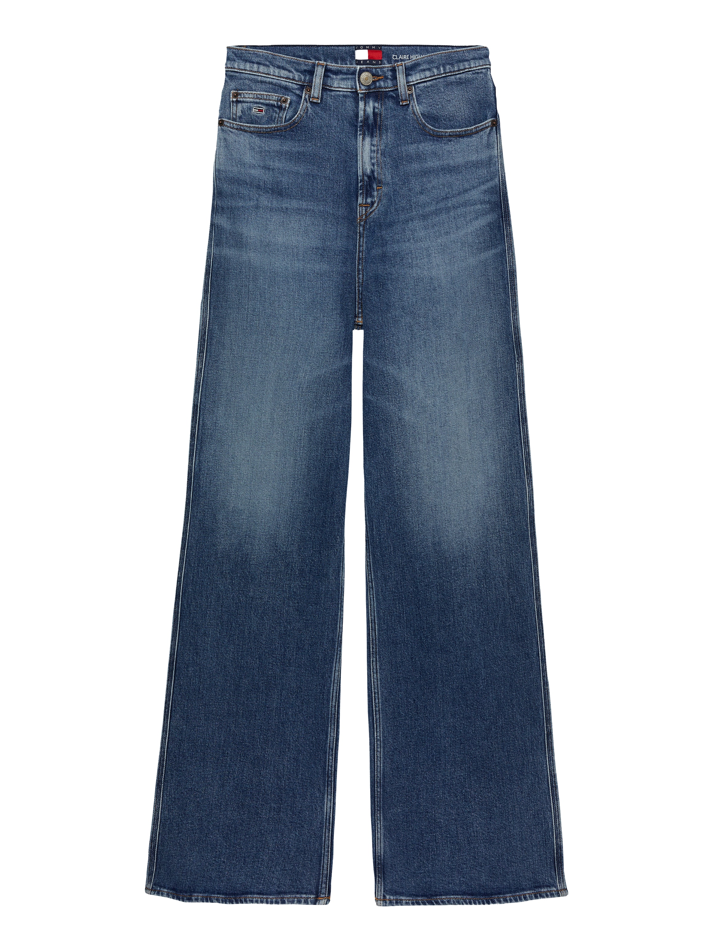 Tommy Jeans Weite Jeans »Claire High Rise«, mit Logo-Badge