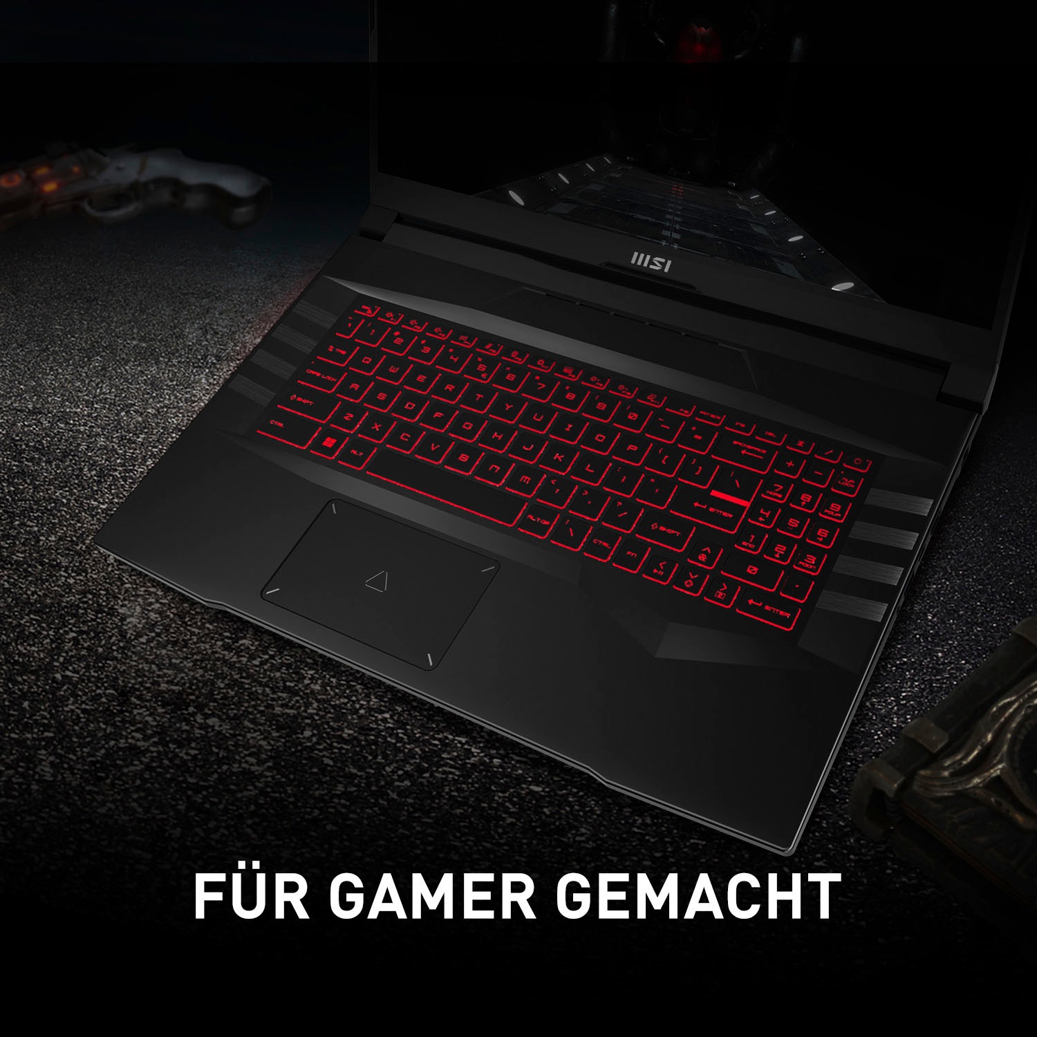 MSI Gaming-Notebook »Pulse GL76 12UCK-427«, 43,9 cm, / 17,3 Zoll, Intel, Core i5, GeForce RTX 3050, 512 GB SSD