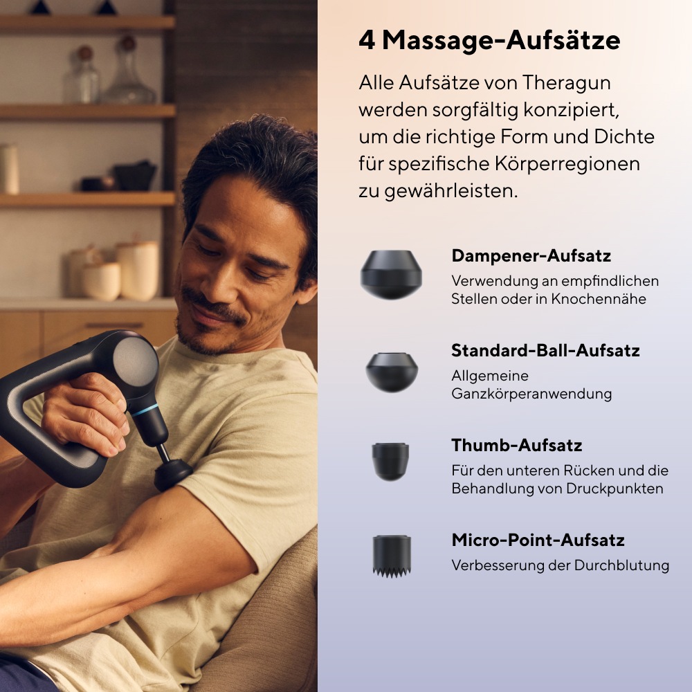 Therabody Massagepistole »Theragun Prime (5.Generation), ergonomischer Griff«, 2 Minuten Theragun wirksamer als 15 Minuten klassische Massage