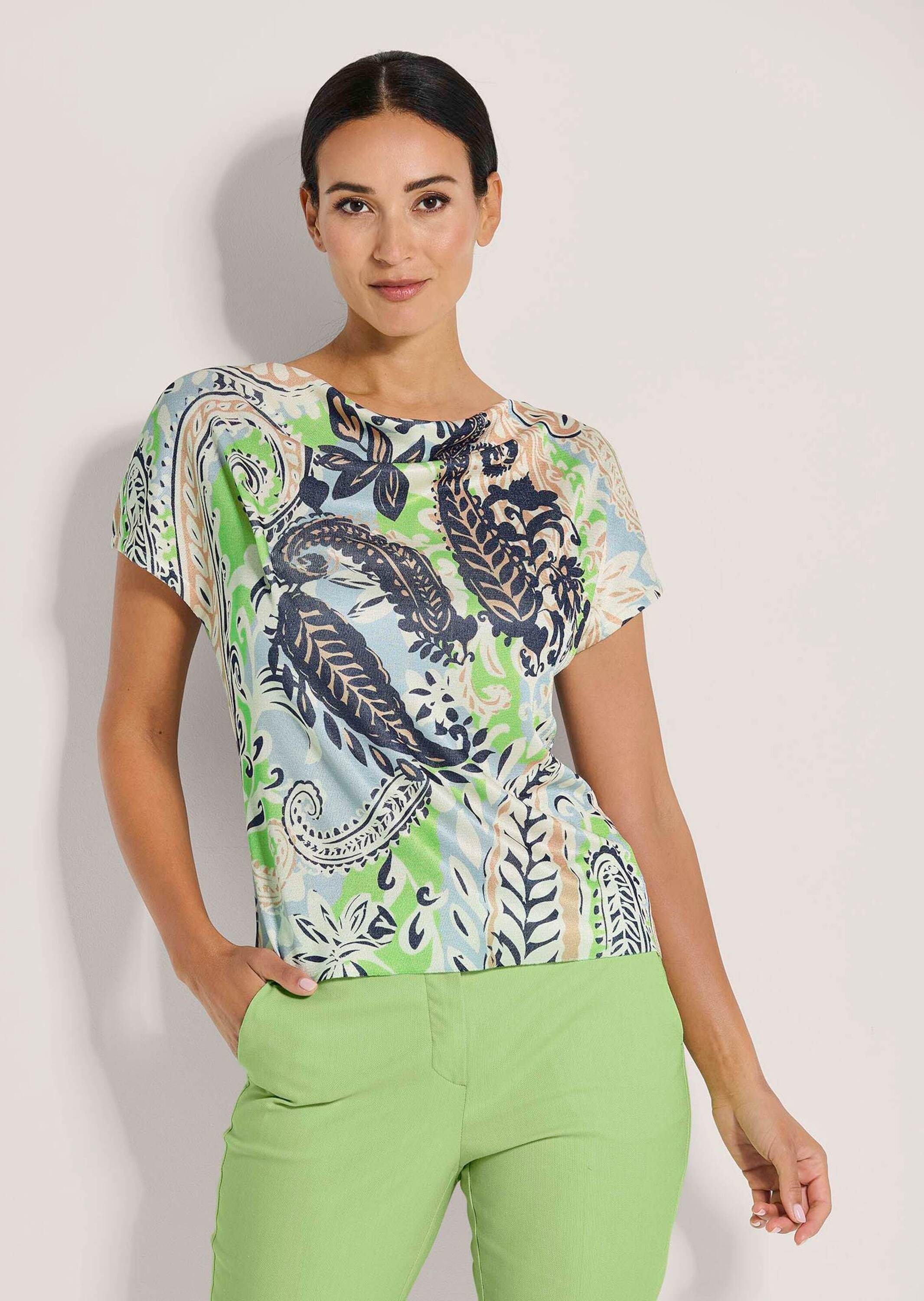 MADELEINE Longpullover »Pullover Leichter Pullover mit Paisley-Print«