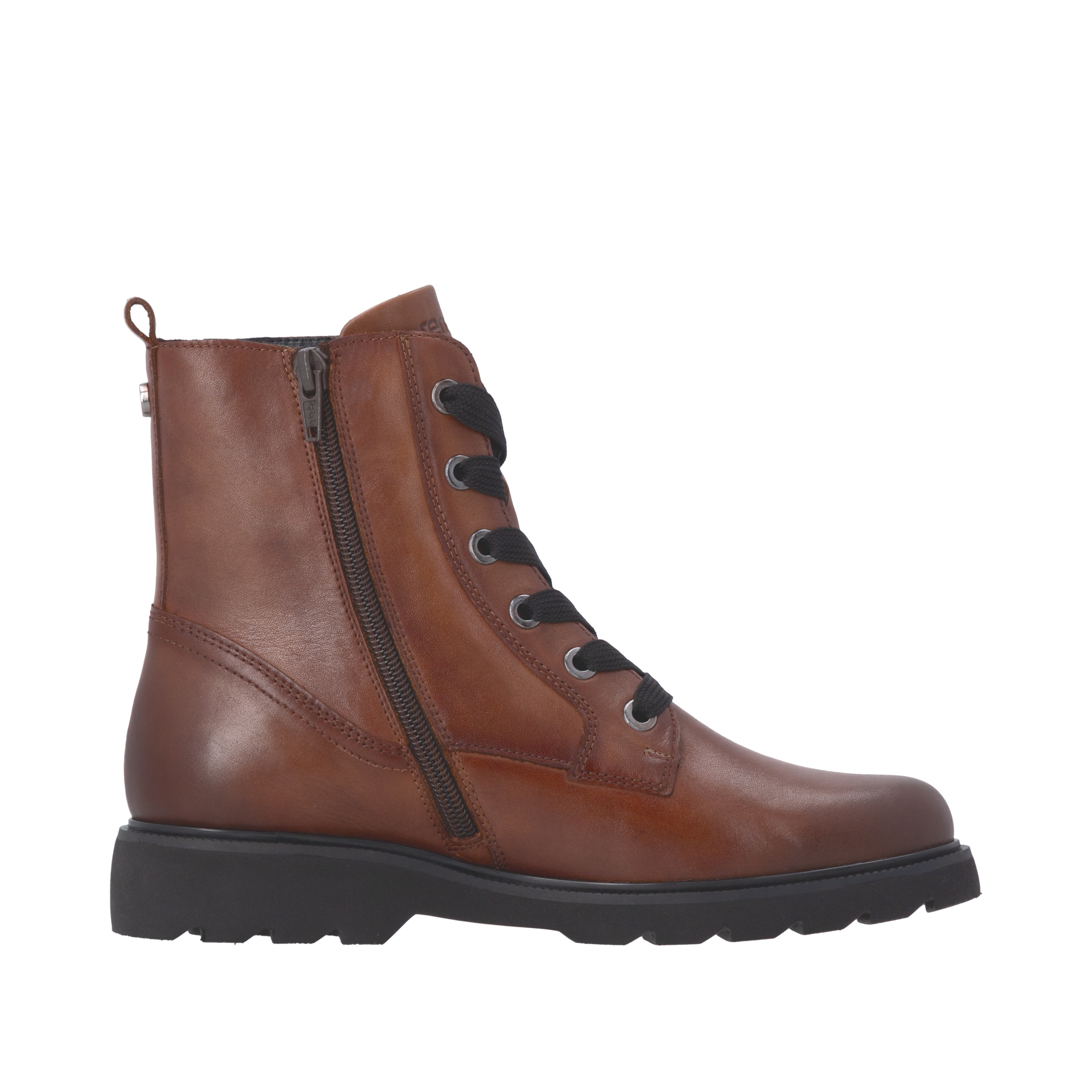 Remonte Schnürboots  Schnürstiefelette, Profilsohle, Blockabsatz