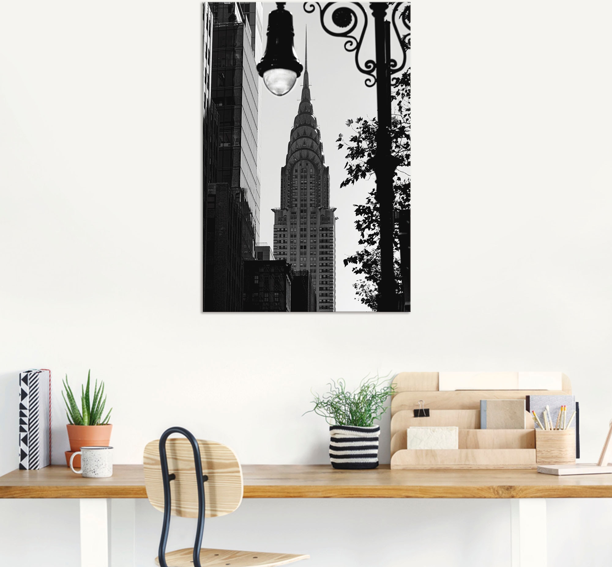 Artland Wandbild »New York Chrysler Building«, New York, (1 St.), als Alubild, Outdoorbild, Poster in verschied. Größen