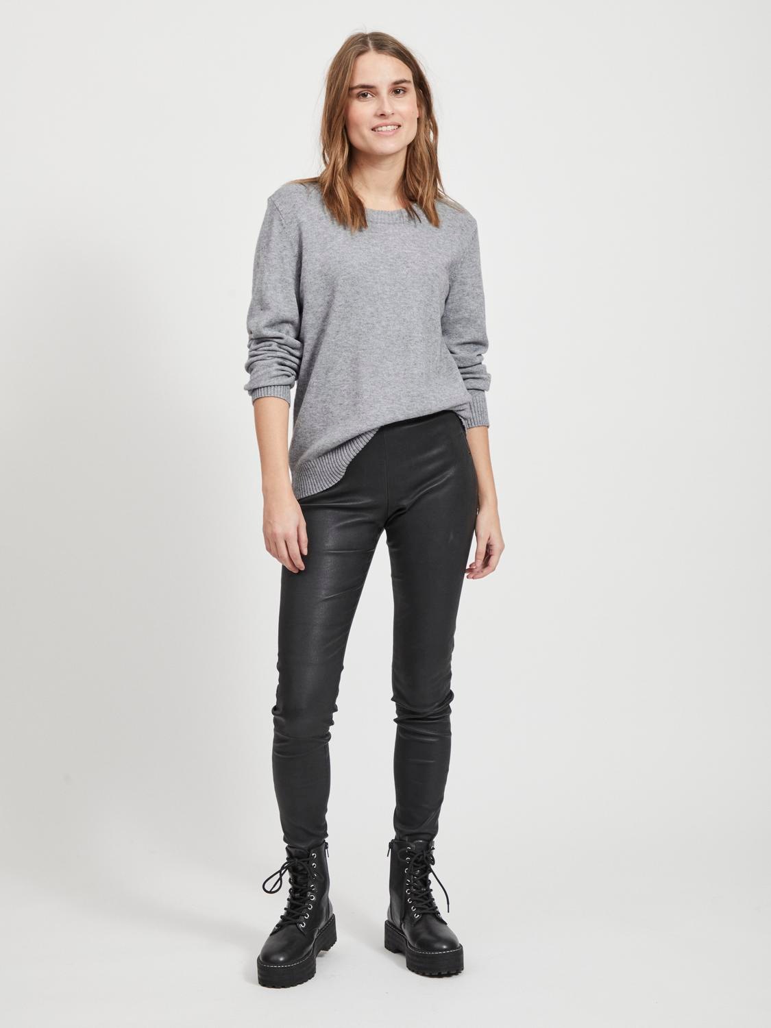 Vila Rundhalspullover »VIRIL O-NECK L/S KNIT TOP - NOOS«