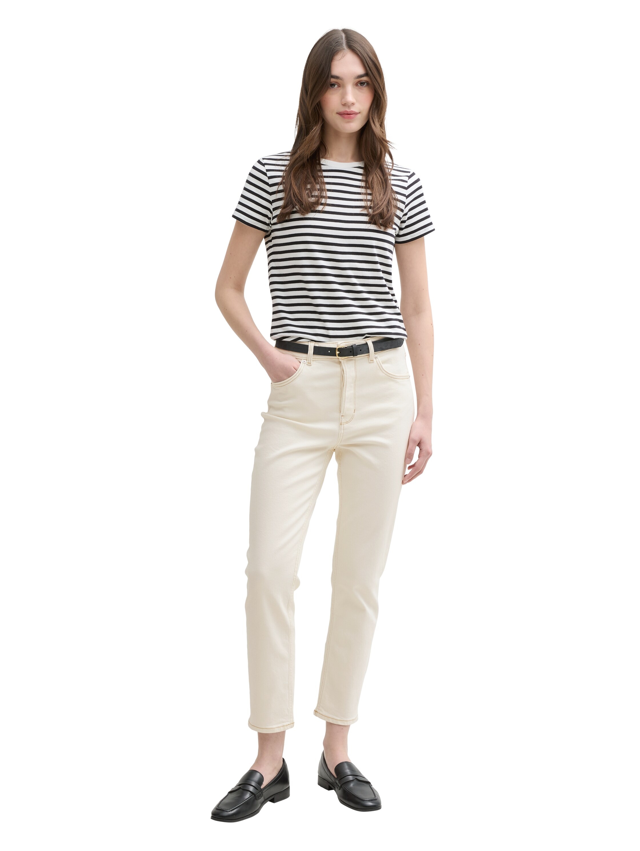 TOM TAILOR Denim 7/8-Jeans, im Used-Look